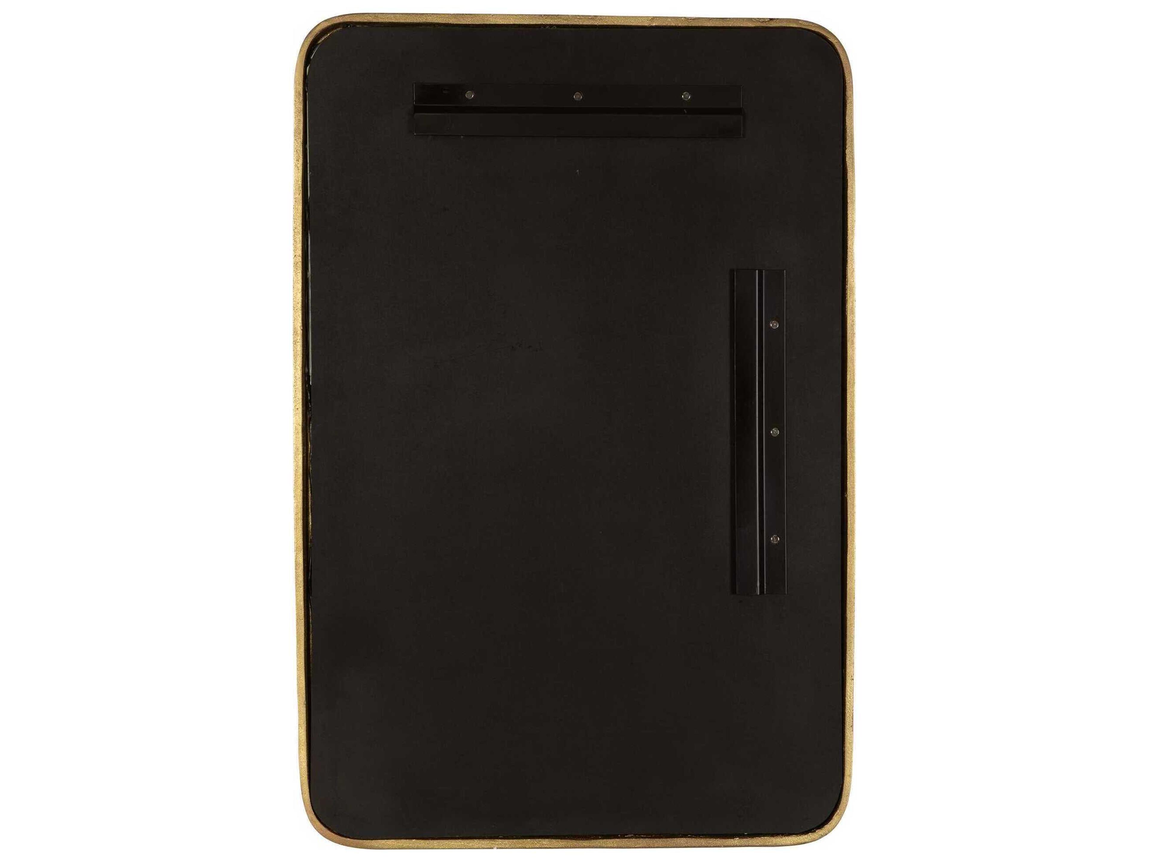 Uttermost Vestry Antique Brass Rectangular Wall Mirror