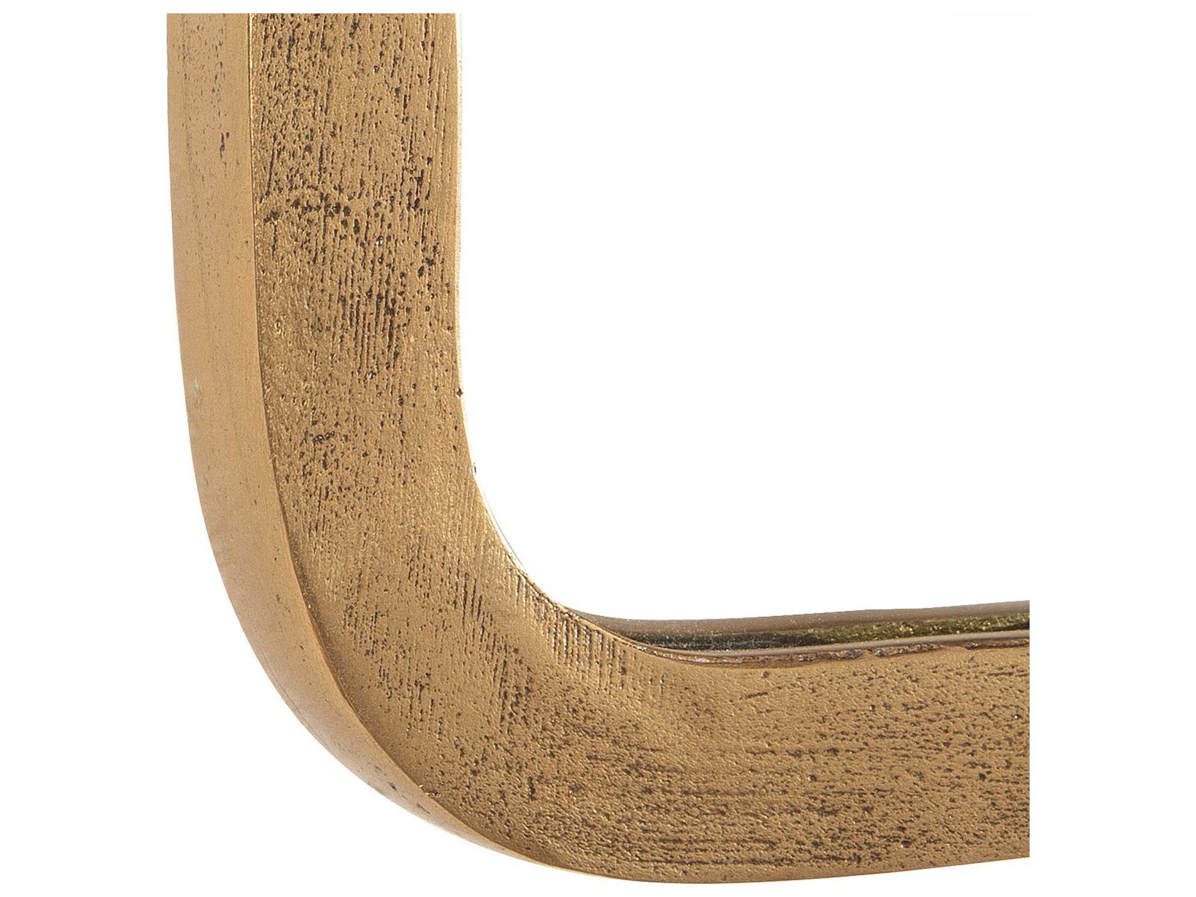 Uttermost Vestry Antique Brass Rectangular Wall Mirror