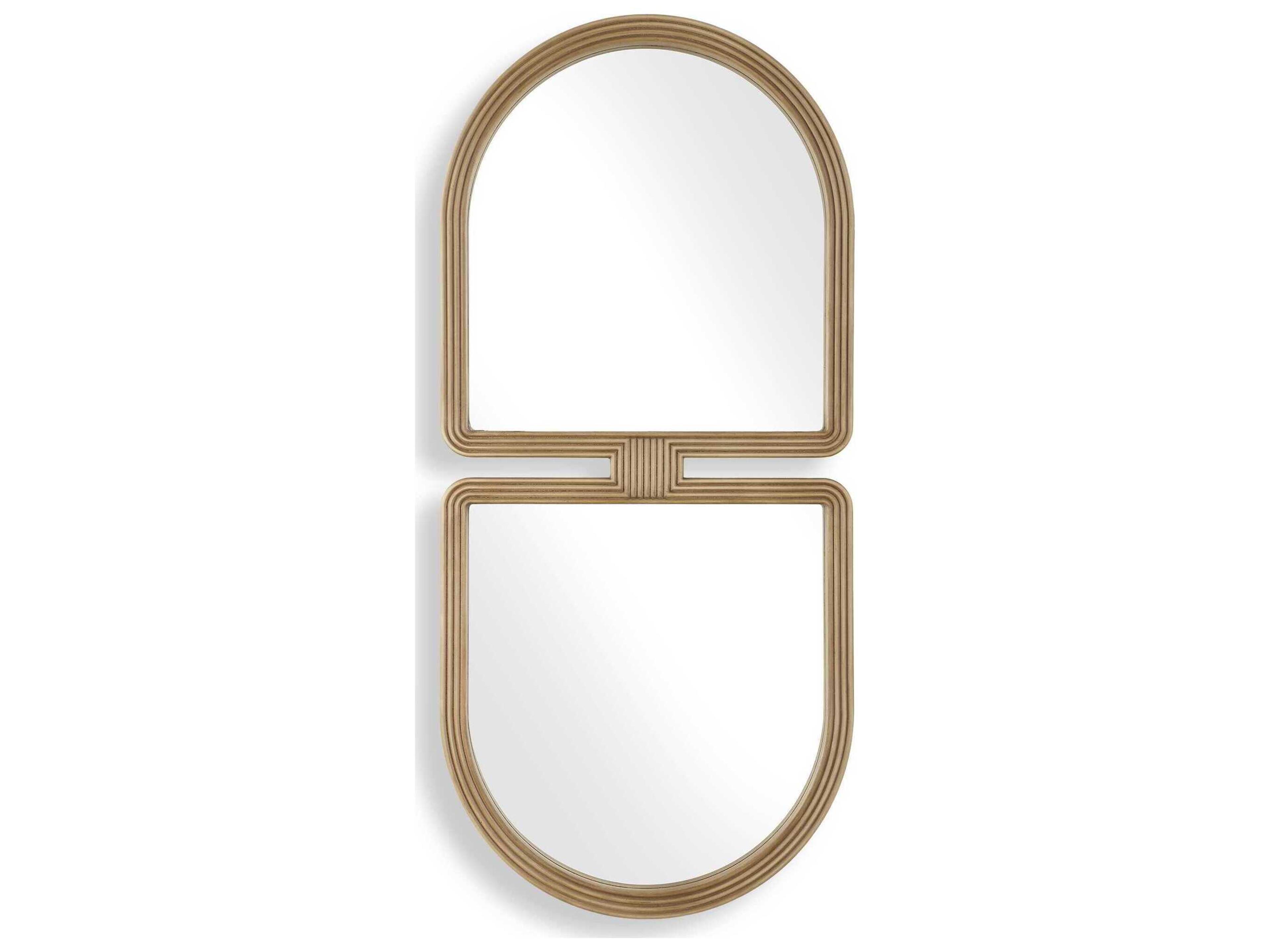 Jacques Art Deco Antique Gold Wall Mirror