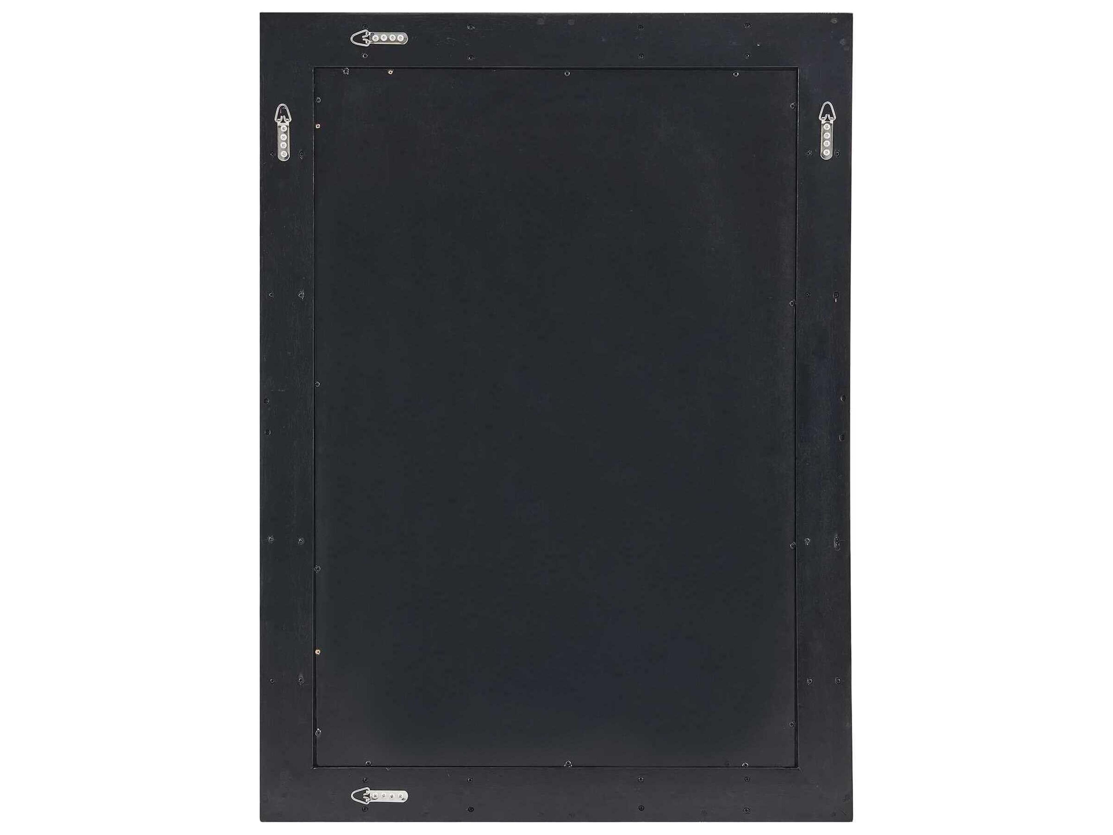 Uttermost Diamond In The Rough Dark Walnut Stain Rectangular Wall Mirror