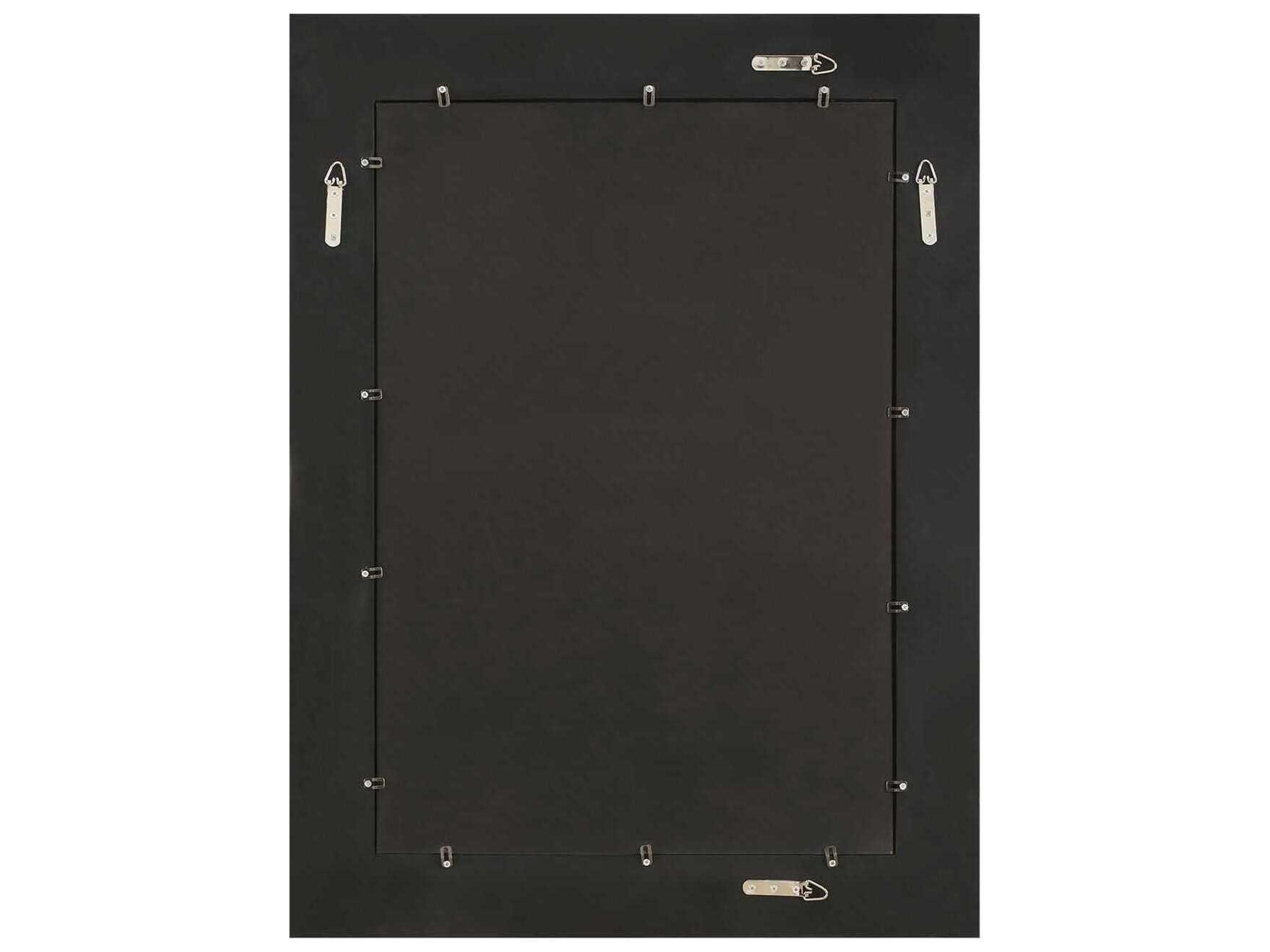 Uttermost Woven In Antiqued Gold Leaf Rectangular Wall Mirror