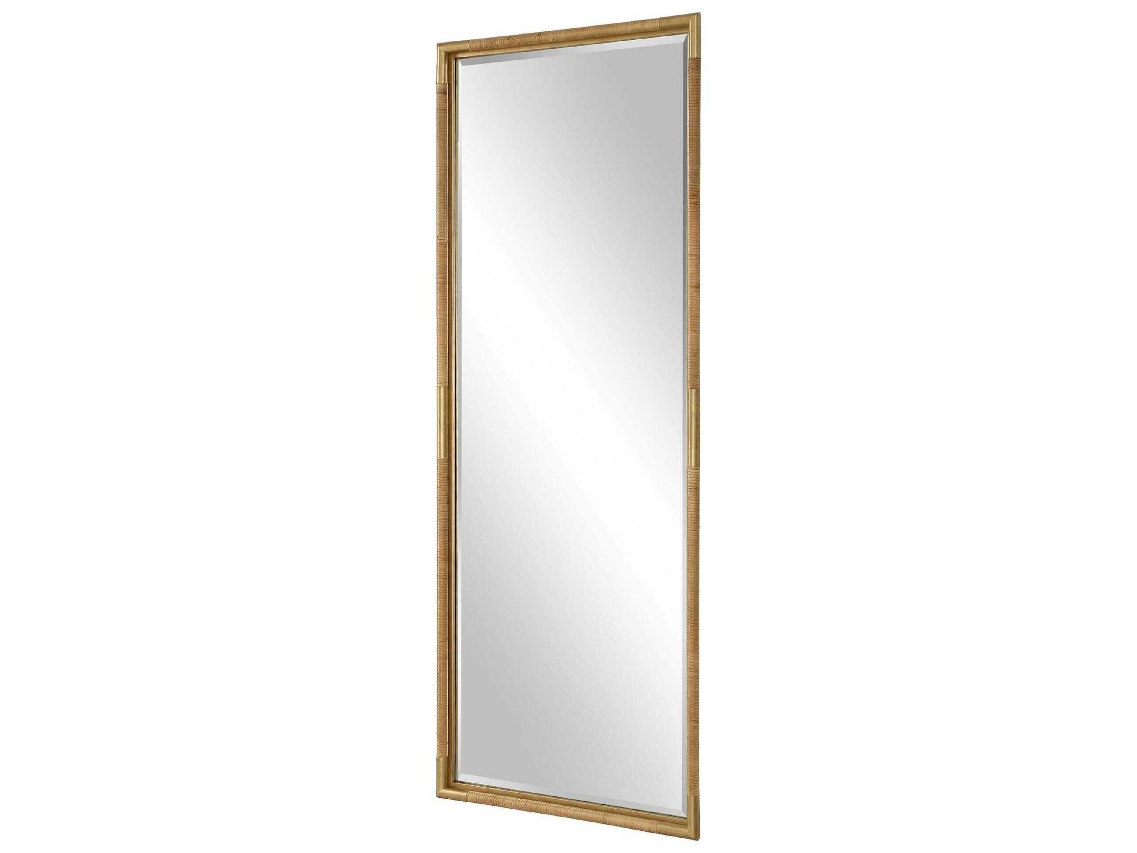 Uttermost Kampar Antiqued Gold Rectangular Wall Mirror