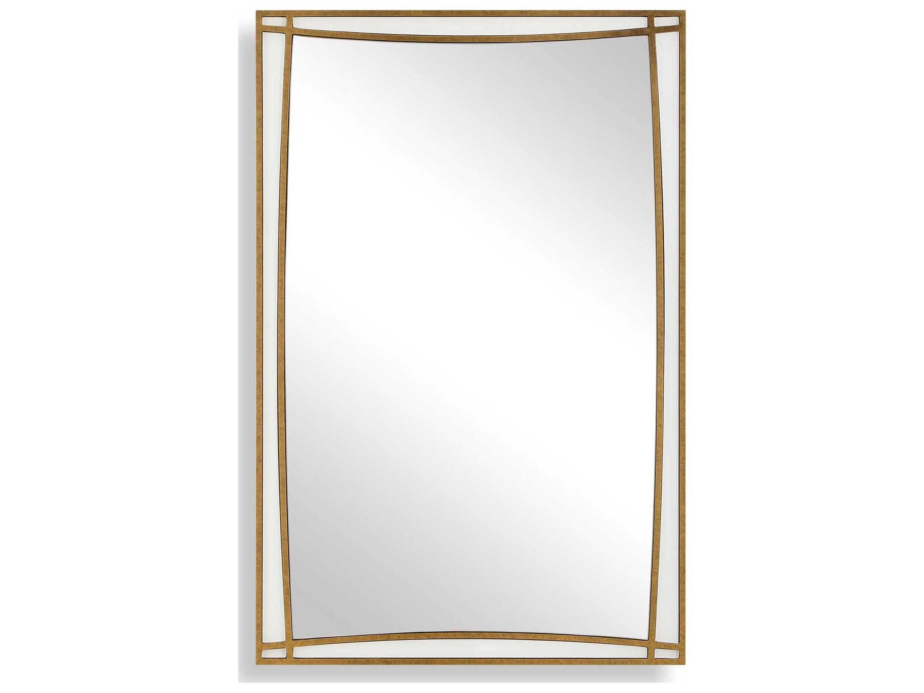 Florence Antique Gold Rectangular Wall Mirror