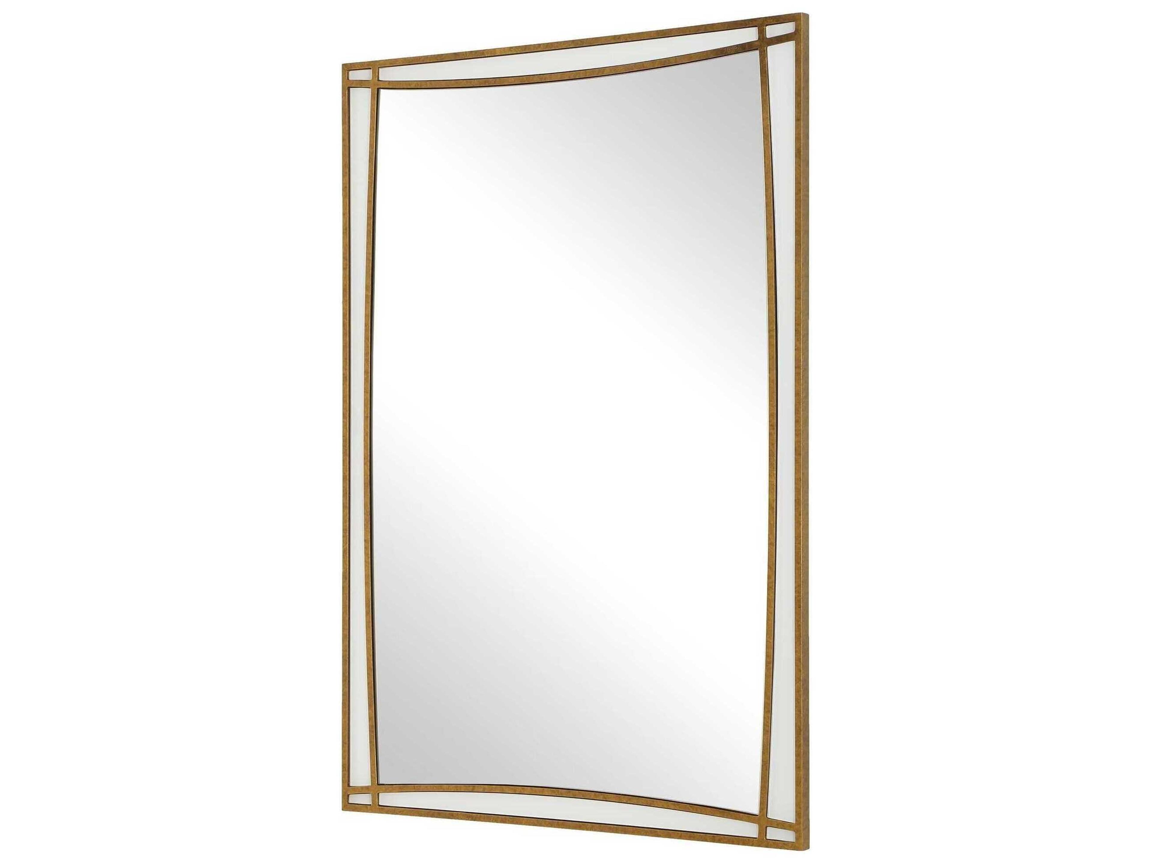 Uttermost Florence Antique Gold Rectangular Wall Mirror