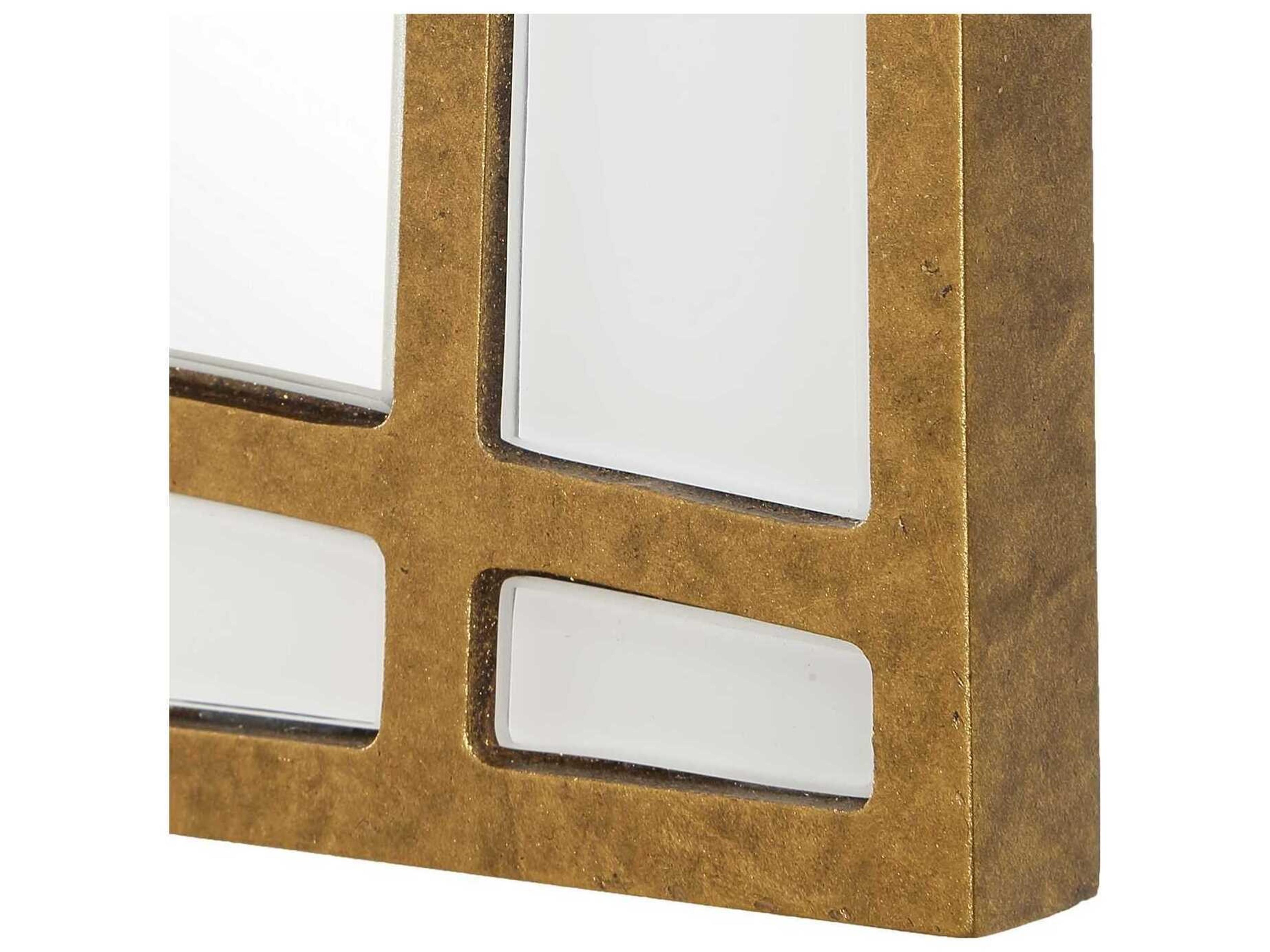 Uttermost Florence Antique Gold Rectangular Wall Mirror