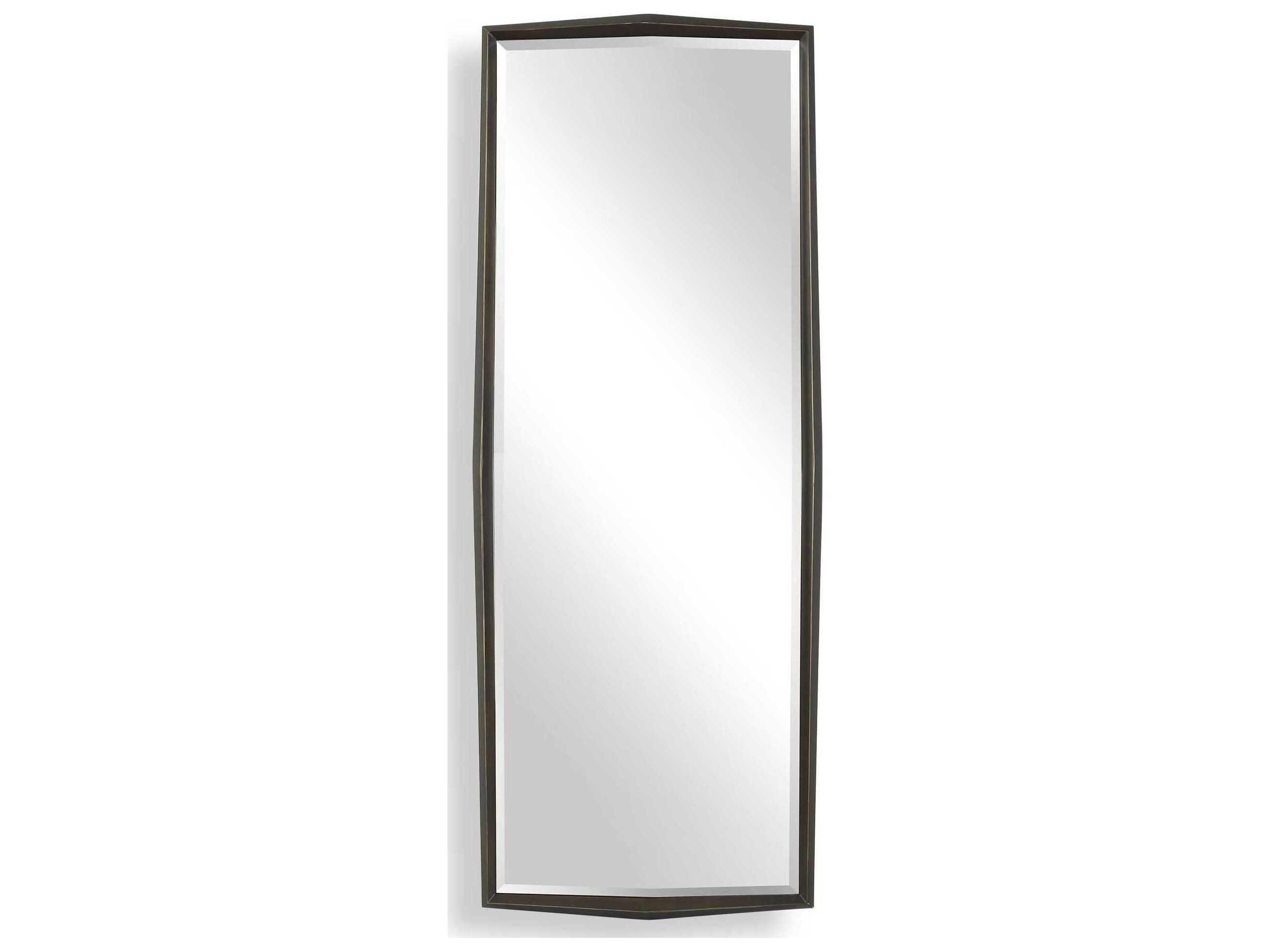 Uttermost On Point Dark Bronze Rectangular Wall Mirror