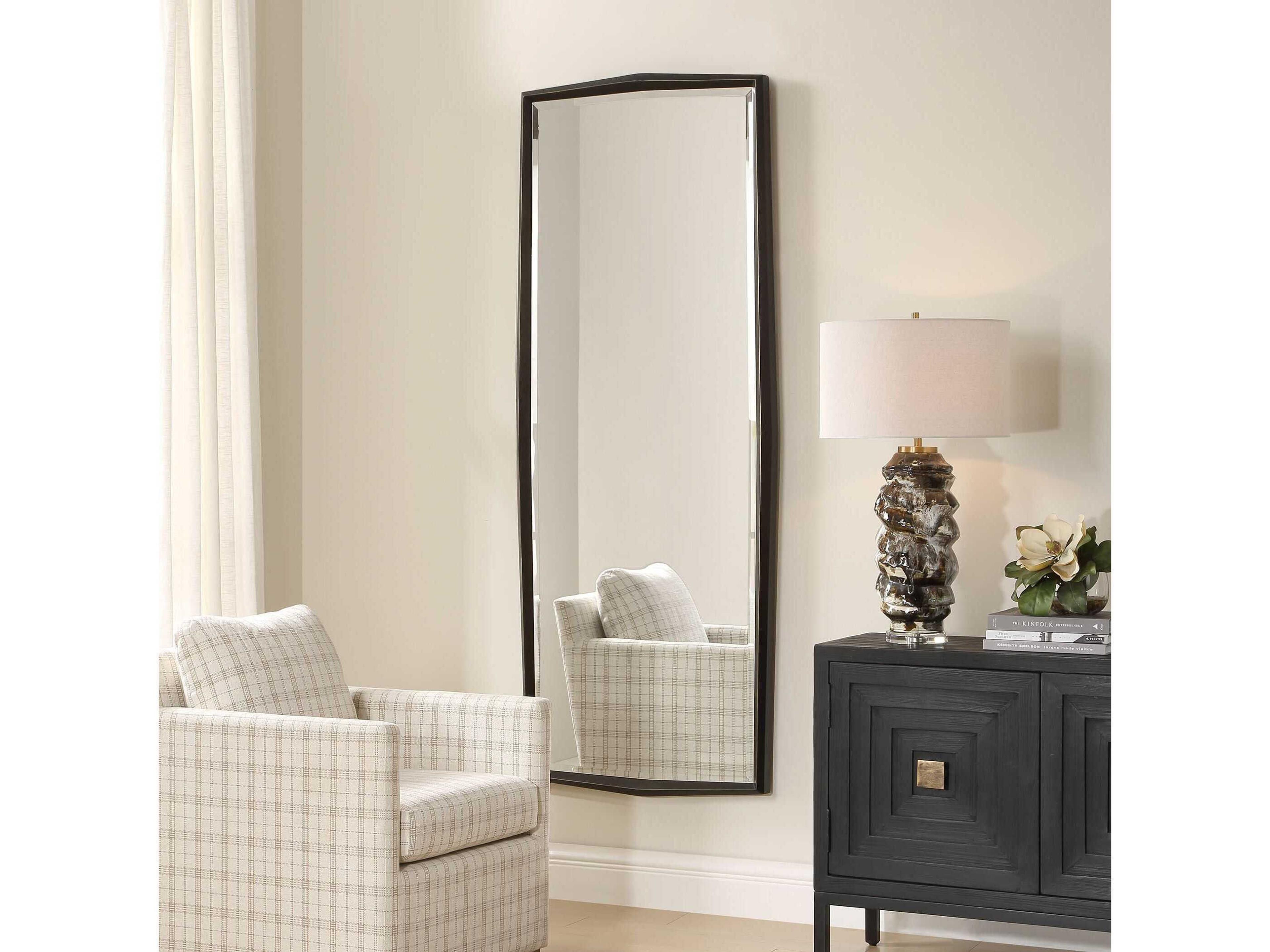 Uttermost On Point Dark Bronze Rectangular Wall Mirror
