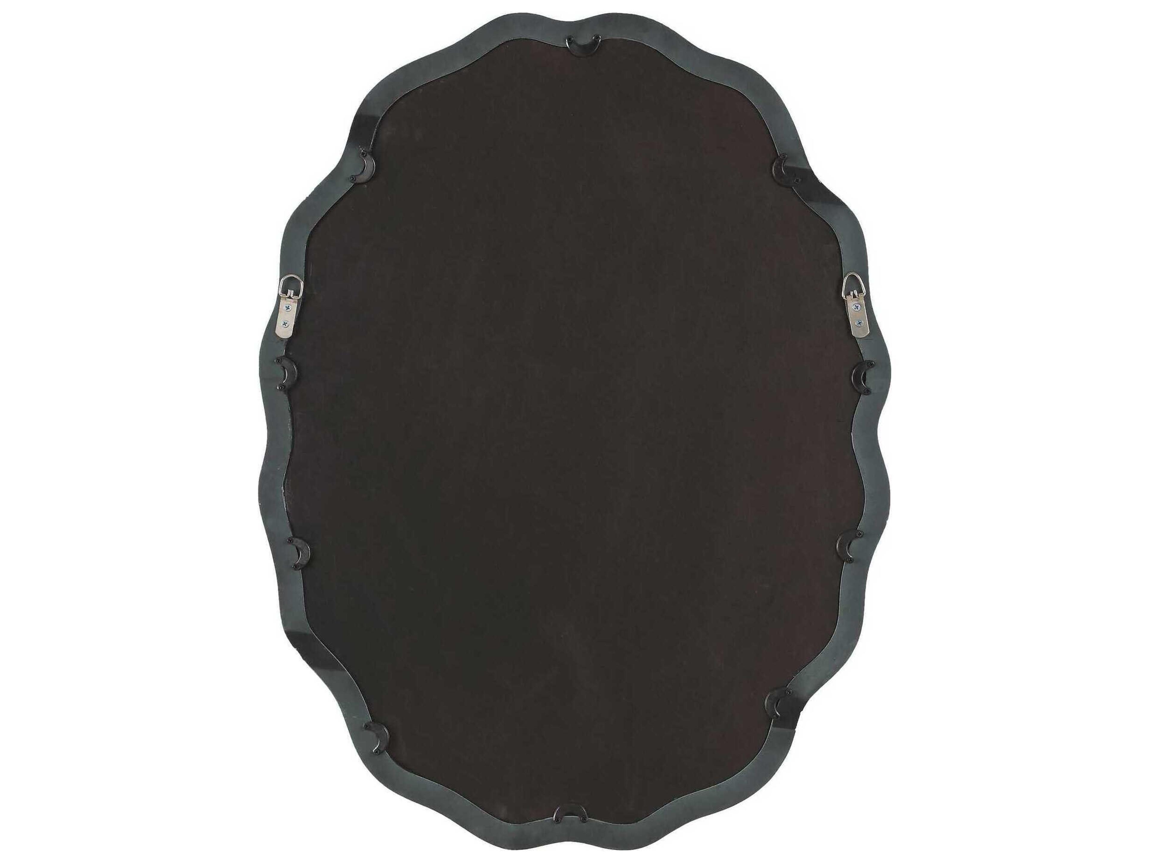 Uttermost Isly Robin's Egg Blue Oval Wall Mirror