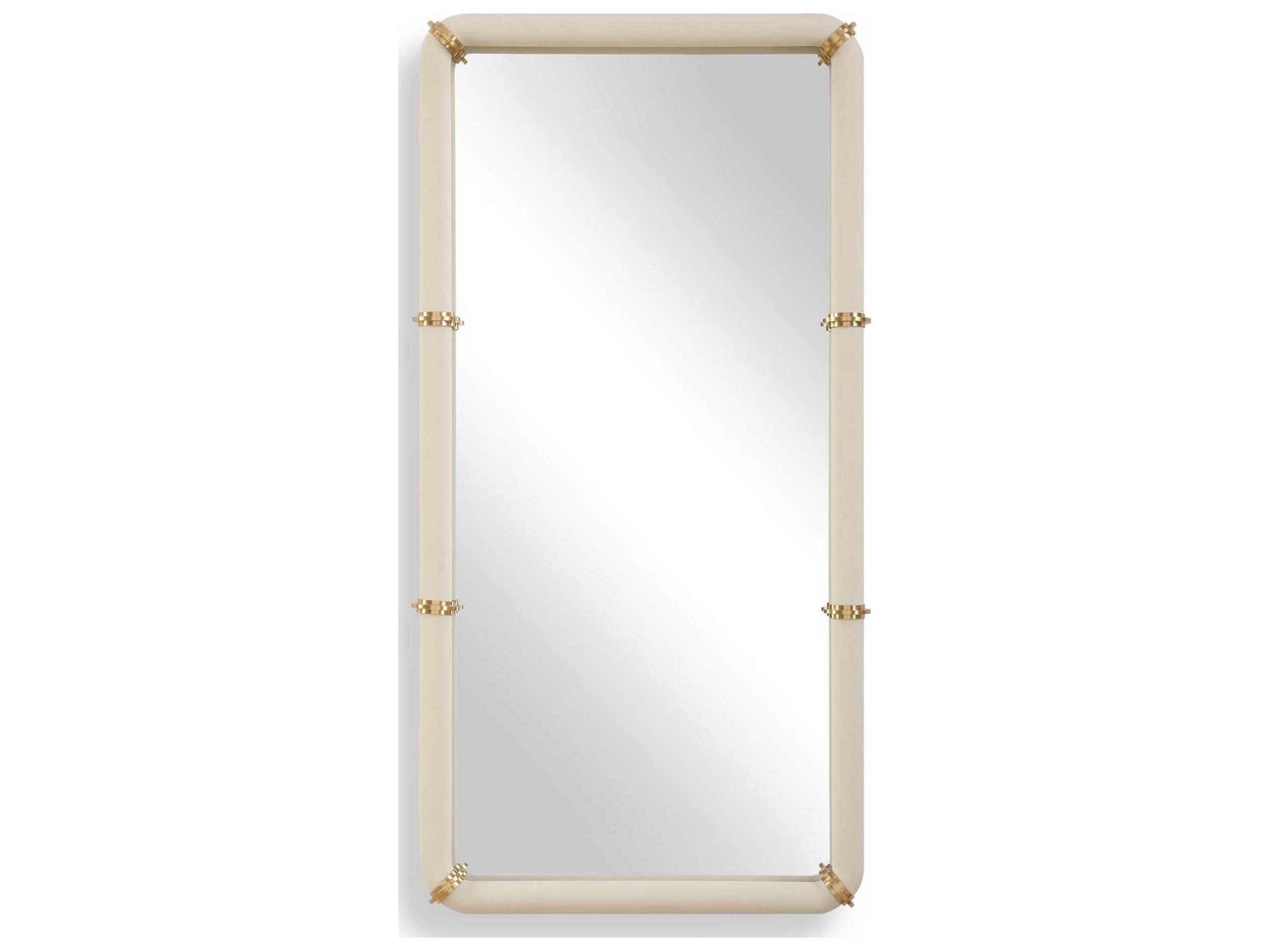 Cyprus White Rectangular Wall Mirror