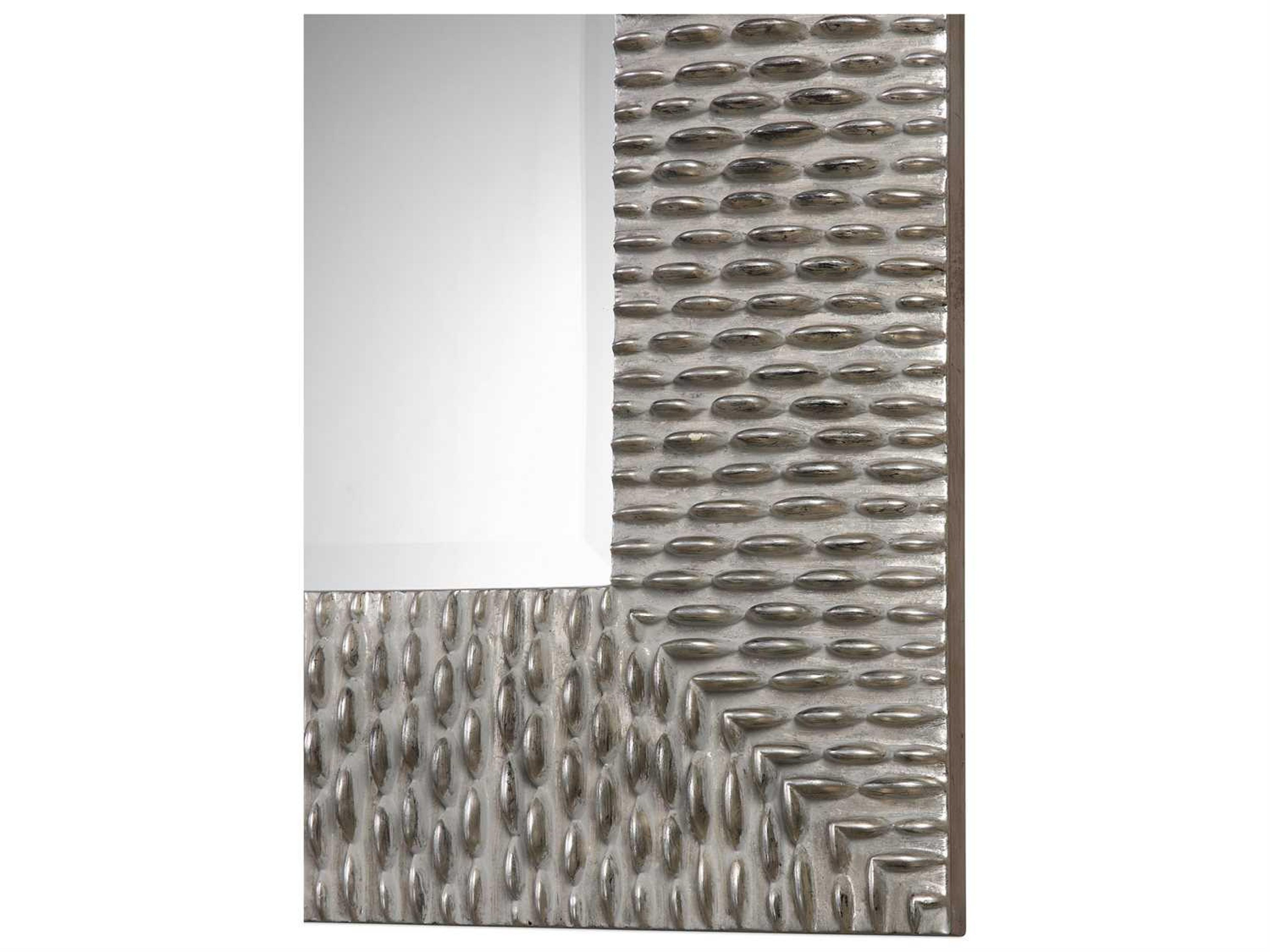 Uttermost Matthew Williams Cressida Distressed Silver Square Mirror