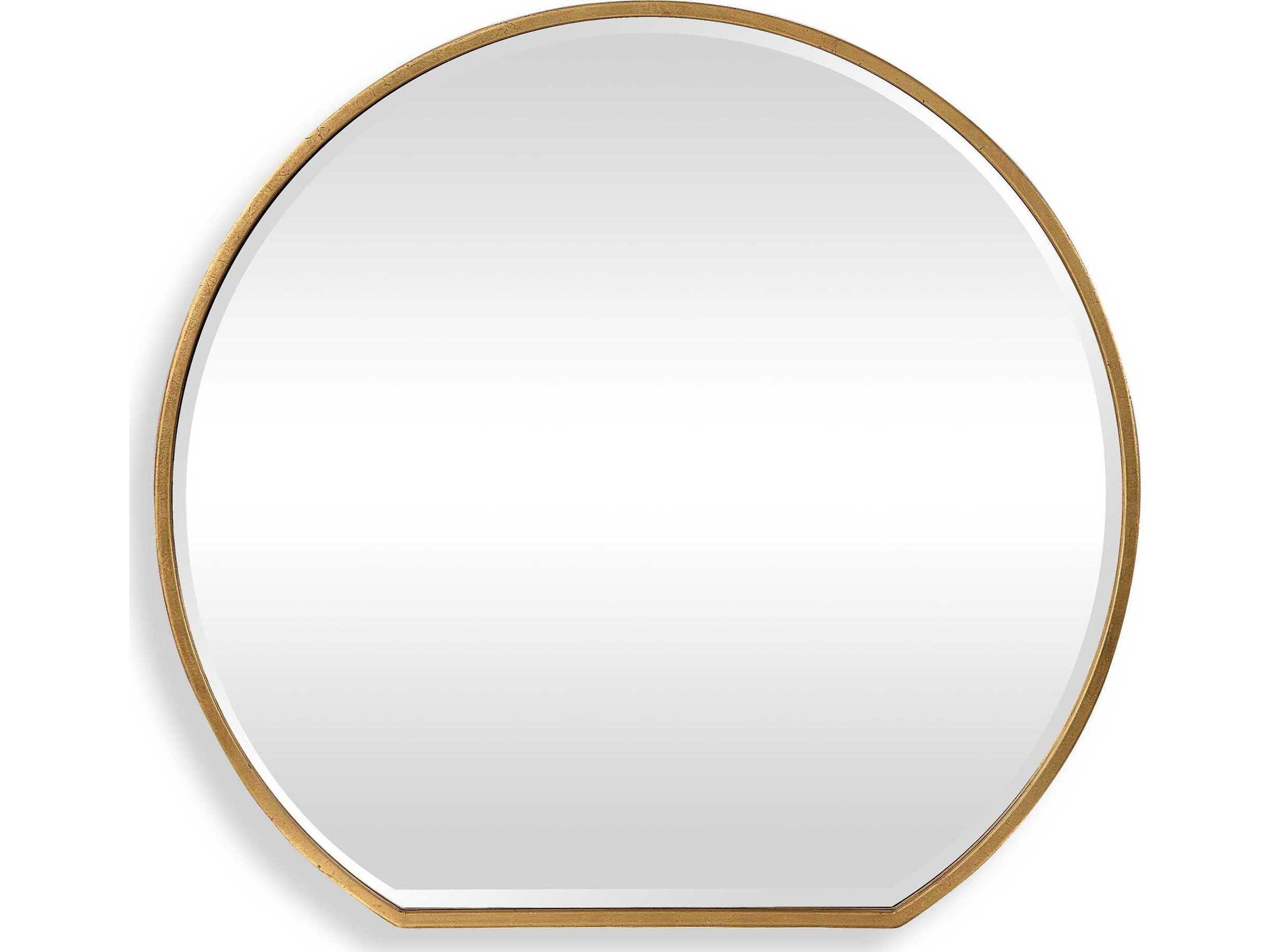 Uttermost Cabell Metallic Gold Round Wall Mirror