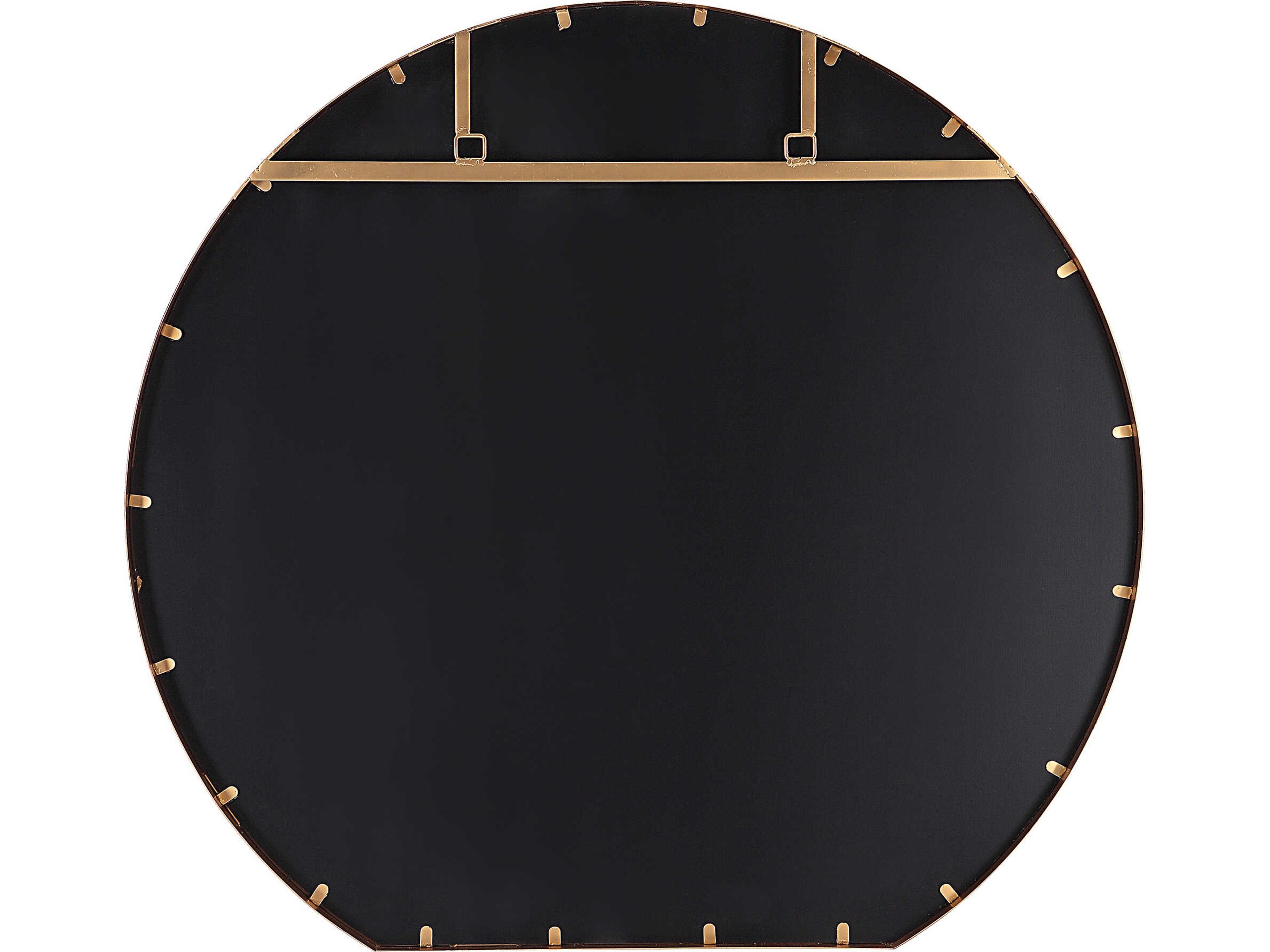 Uttermost Cabell Metallic Gold Round Wall Mirror