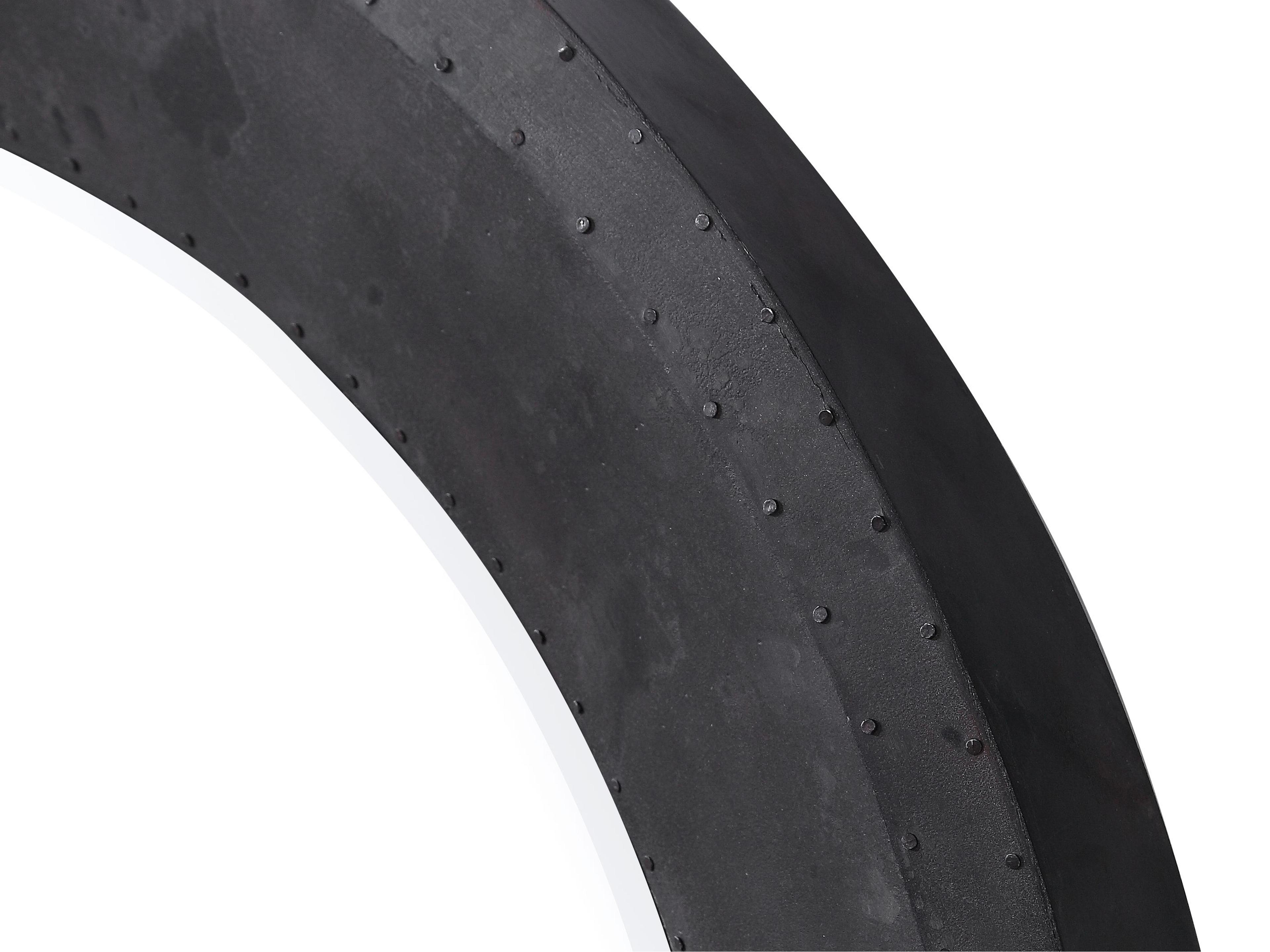 Uttermost Frazier Dark Gray / Silver Charcoal Rust Wall Mirror