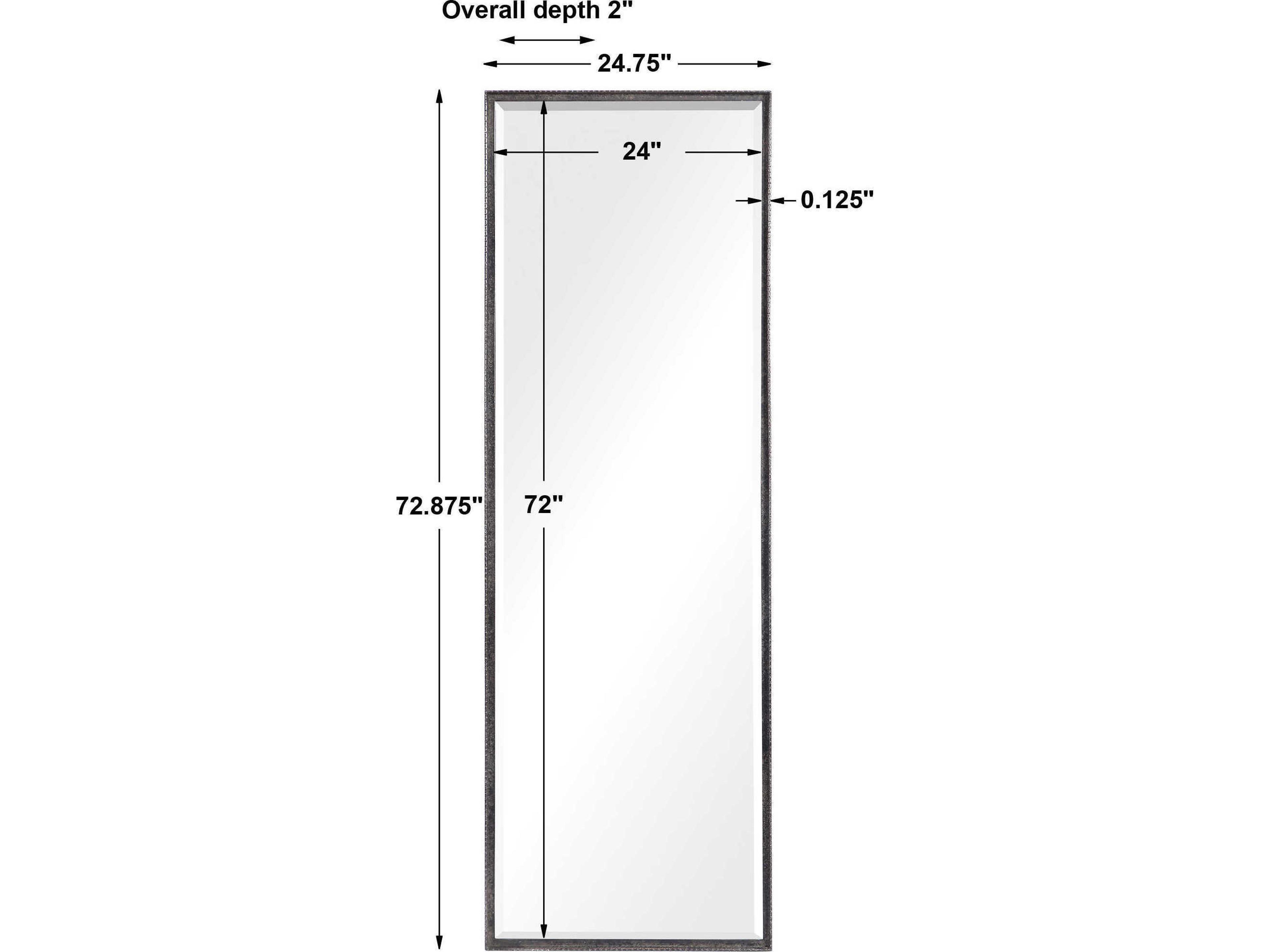 Uttermost Callan Distressed Rustic Bronze / Aged Gold Wall Mirror