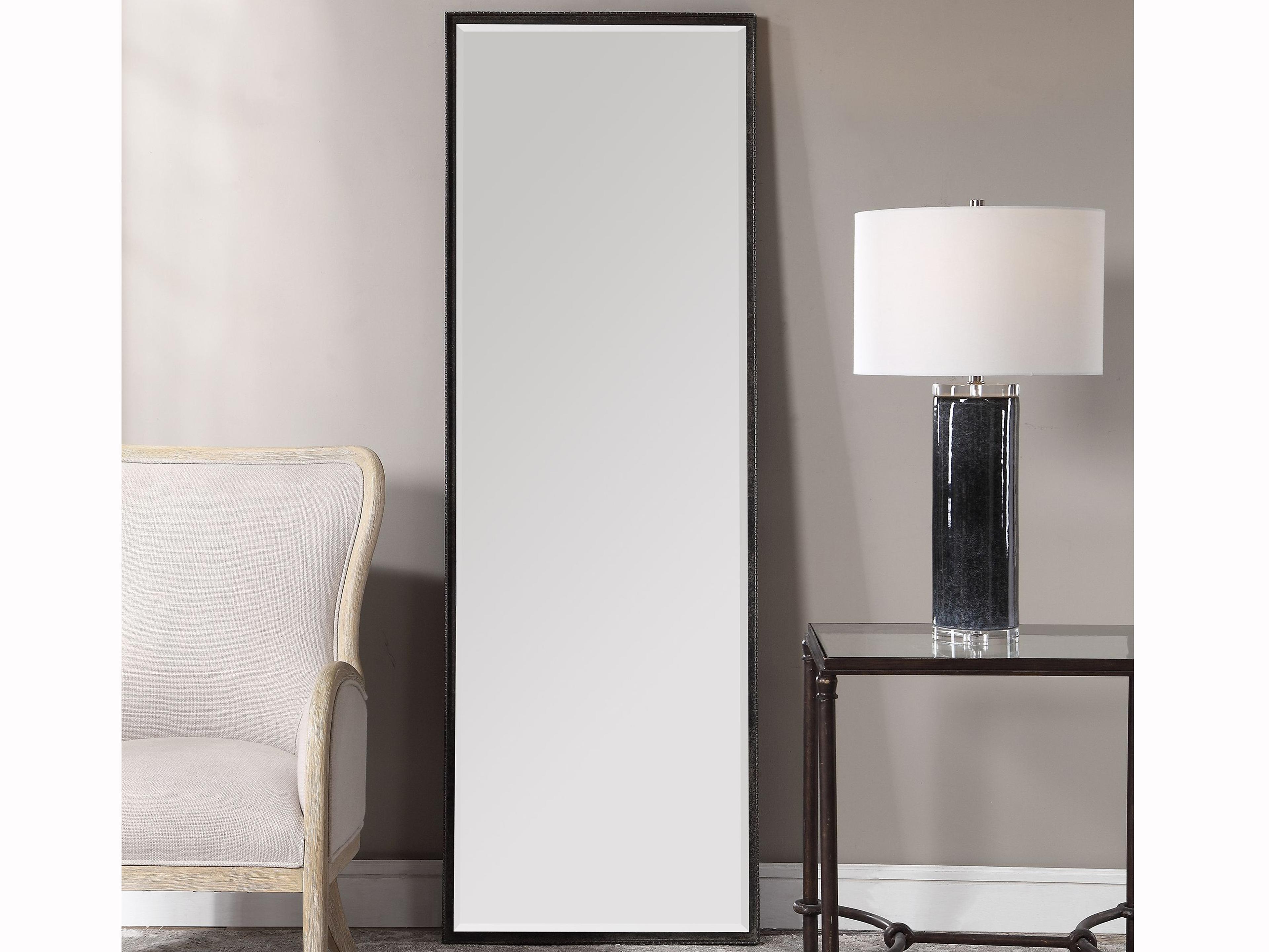 Uttermost Callan Distressed Rustic Bronze / Aged Gold Wall Mirror