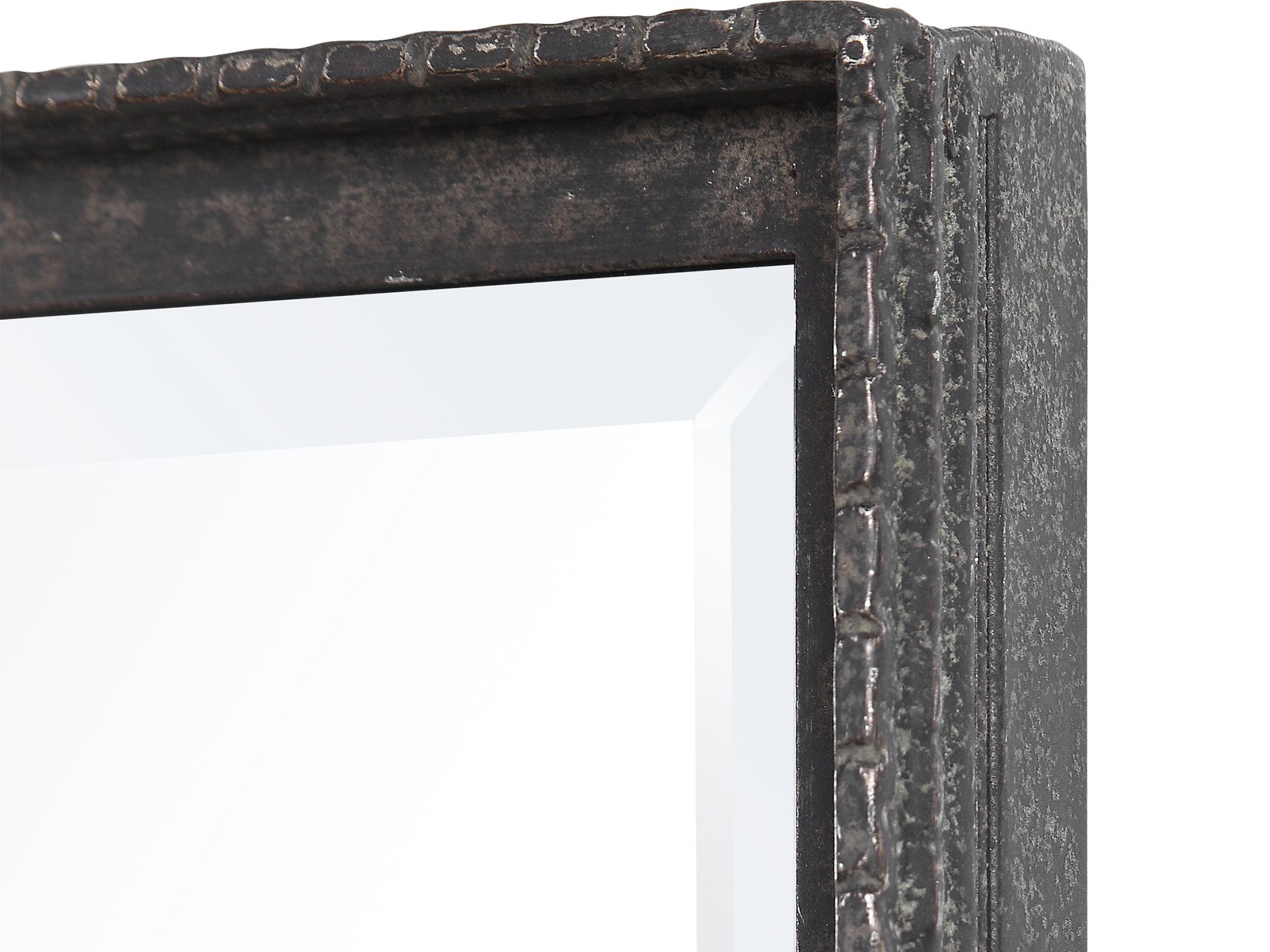 Uttermost Callan Distressed Rustic Bronze / Aged Gold Wall Mirror