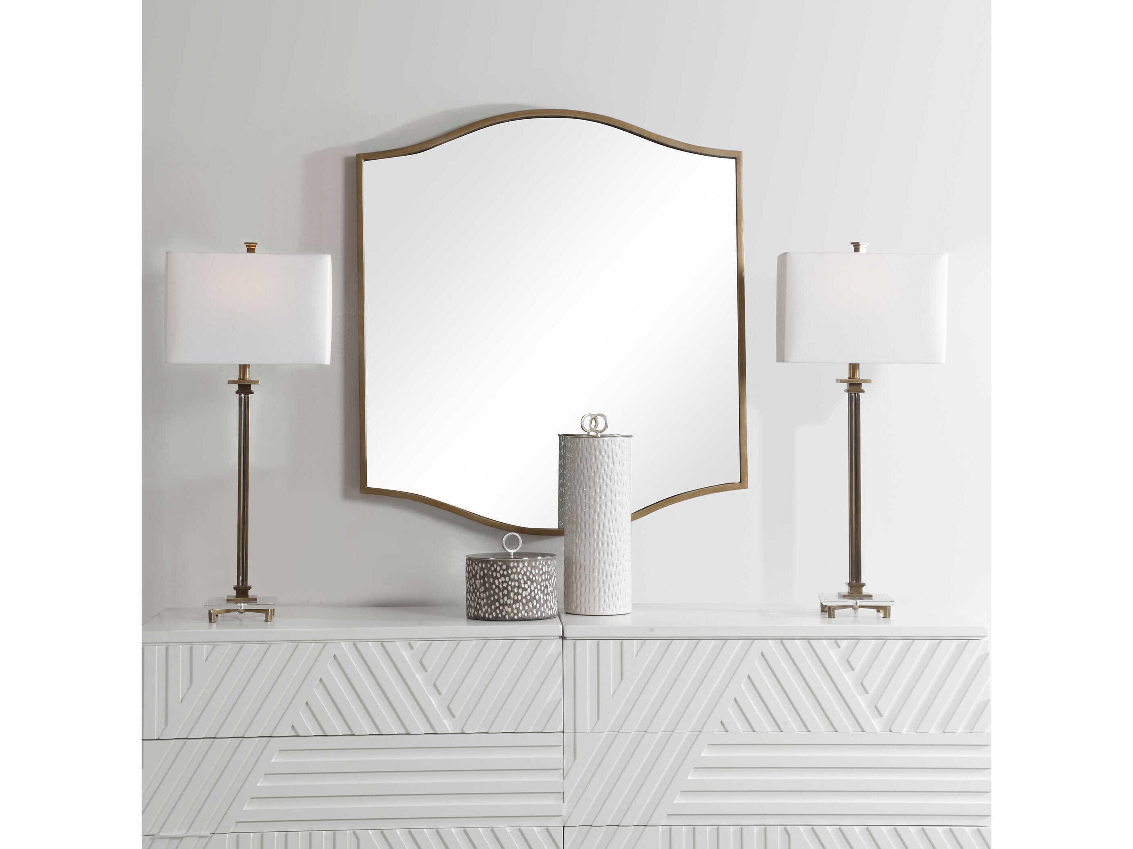 Uttermost Cerise Antique Gold Wall Mirror