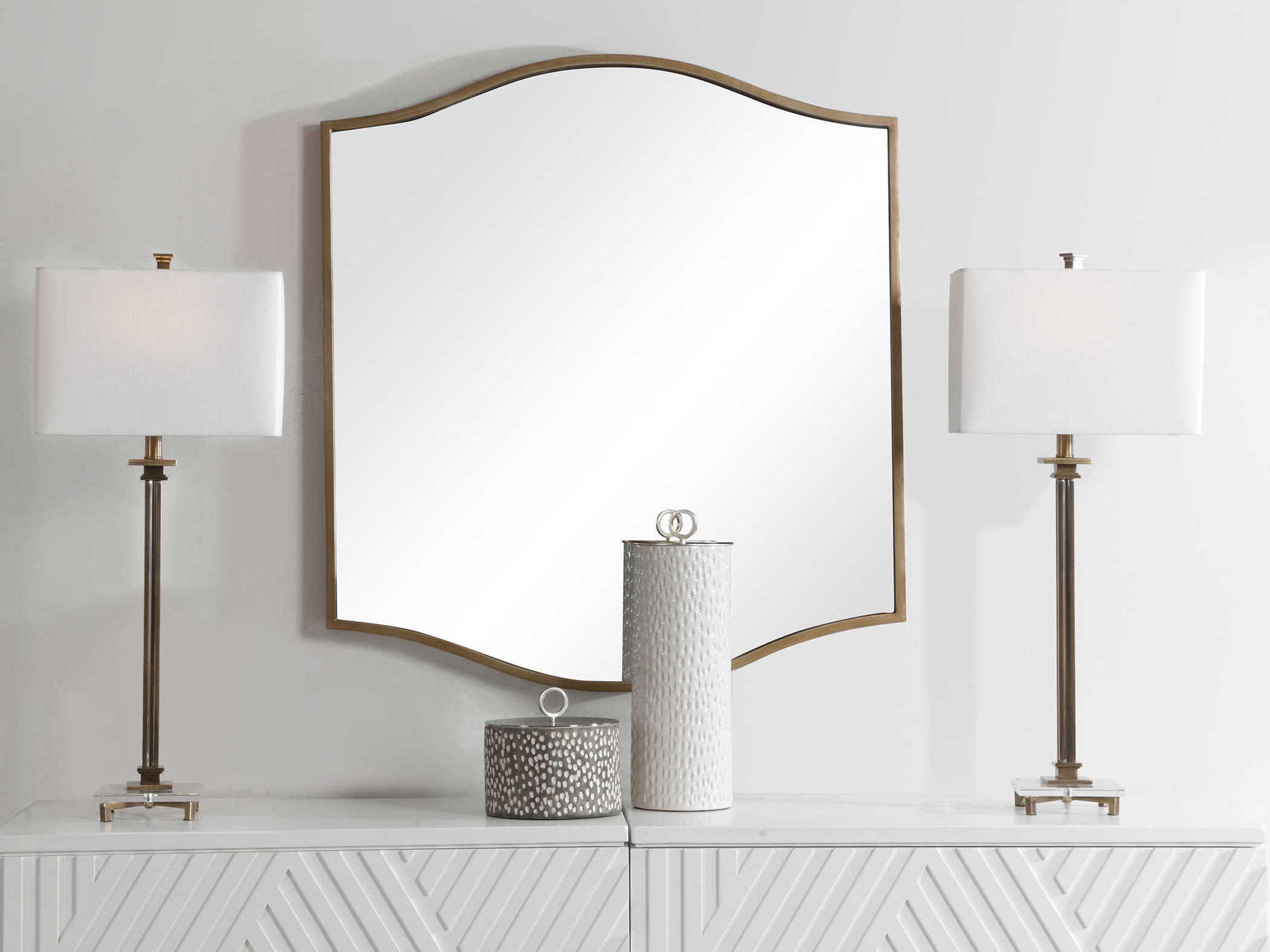 Uttermost Cerise Antique Gold Wall Mirror