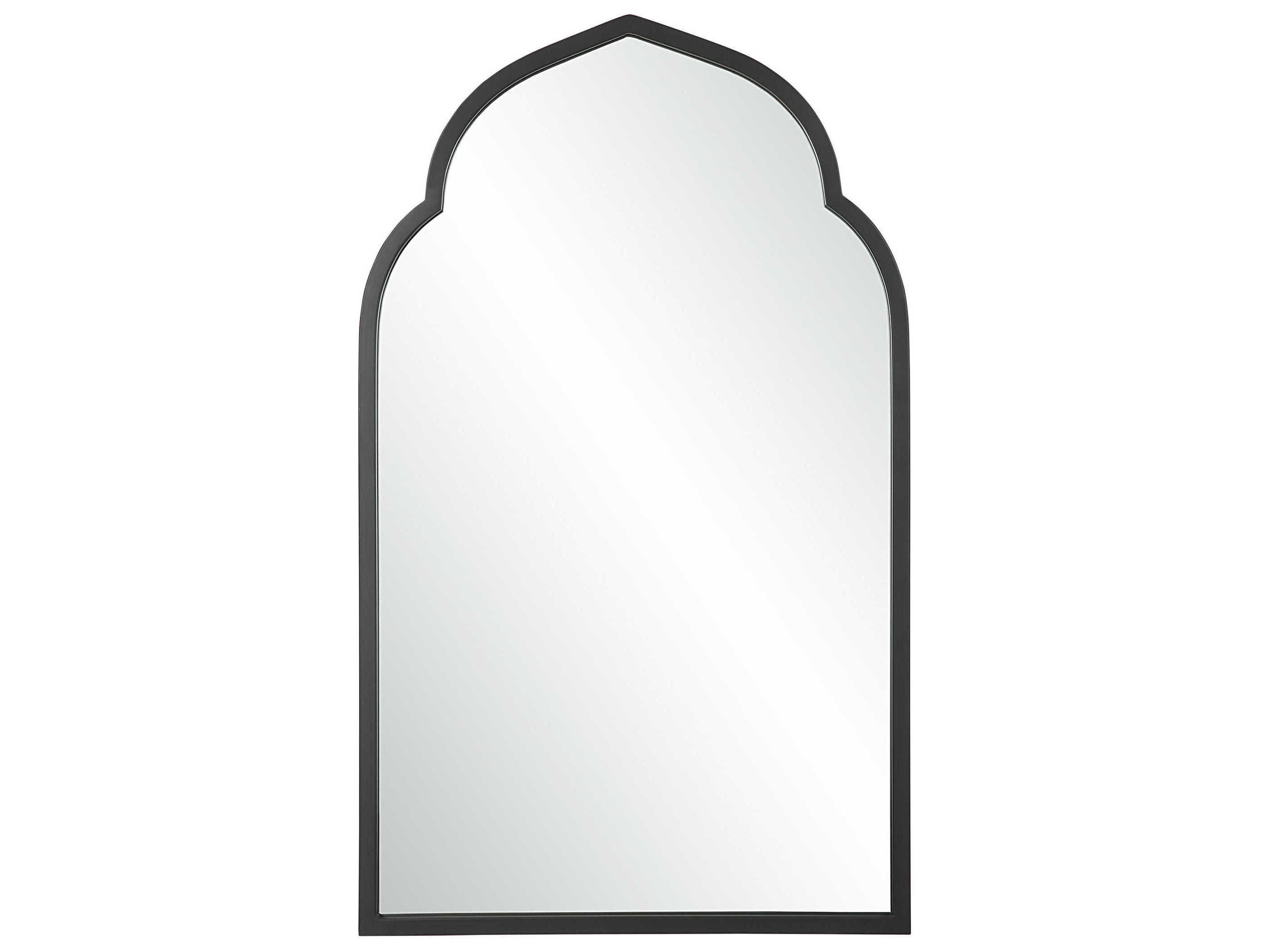 Kenitra Matte Black Wall Mirror