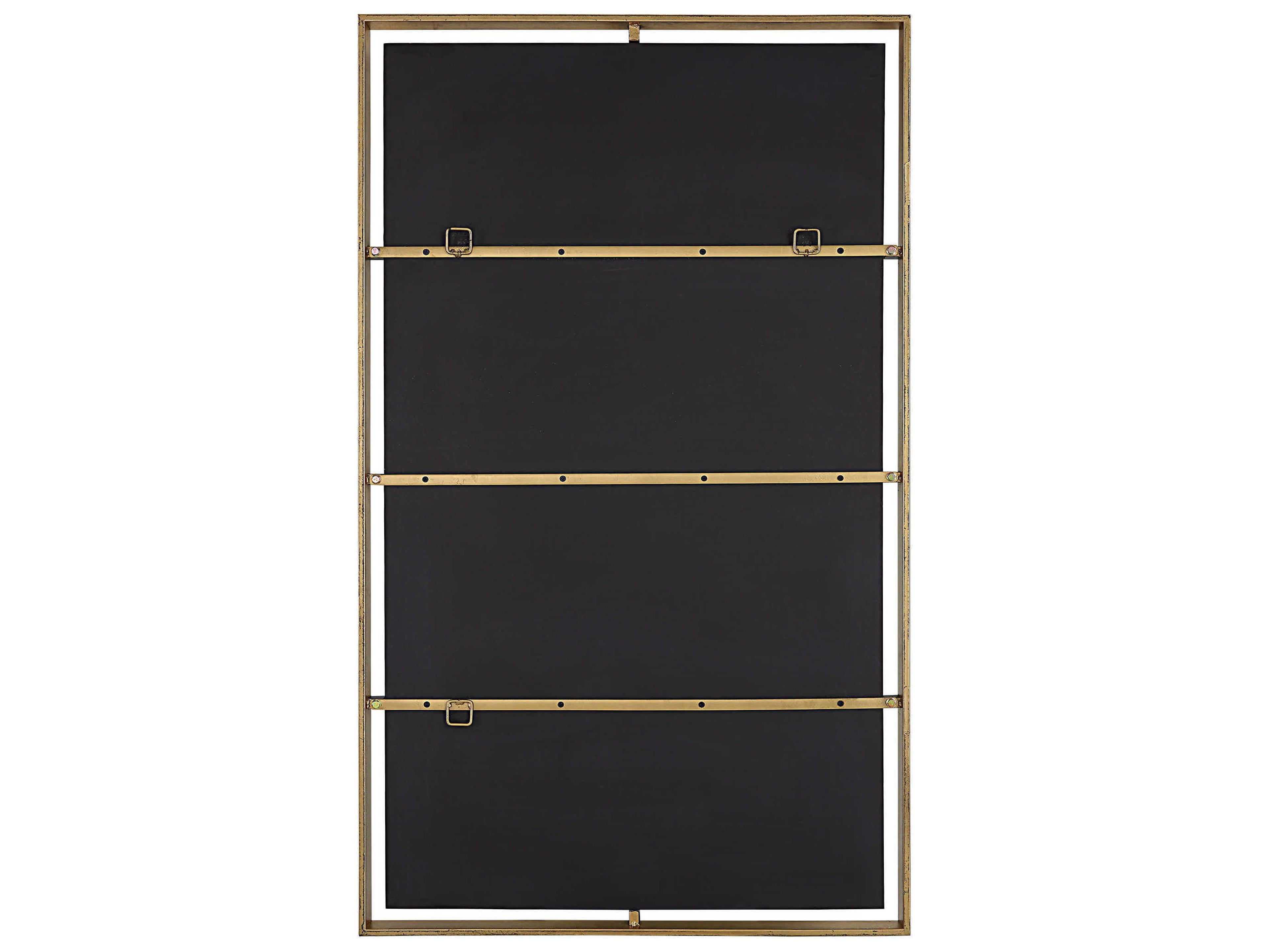 Uttermost Egon Warm Gold Rectangular Wall Mirror