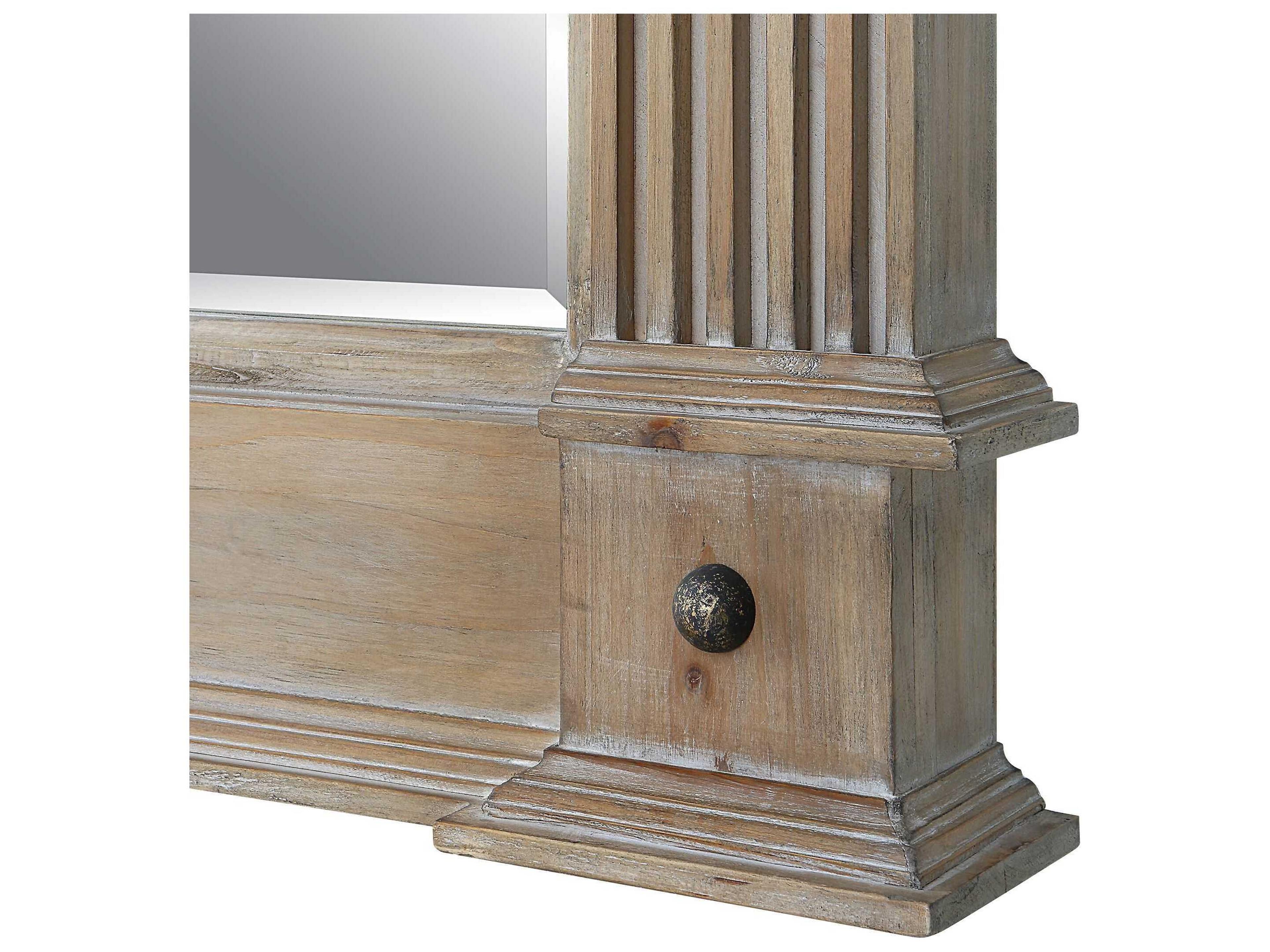 Uttermost McAllister Natural Rectangular Floor Mirror