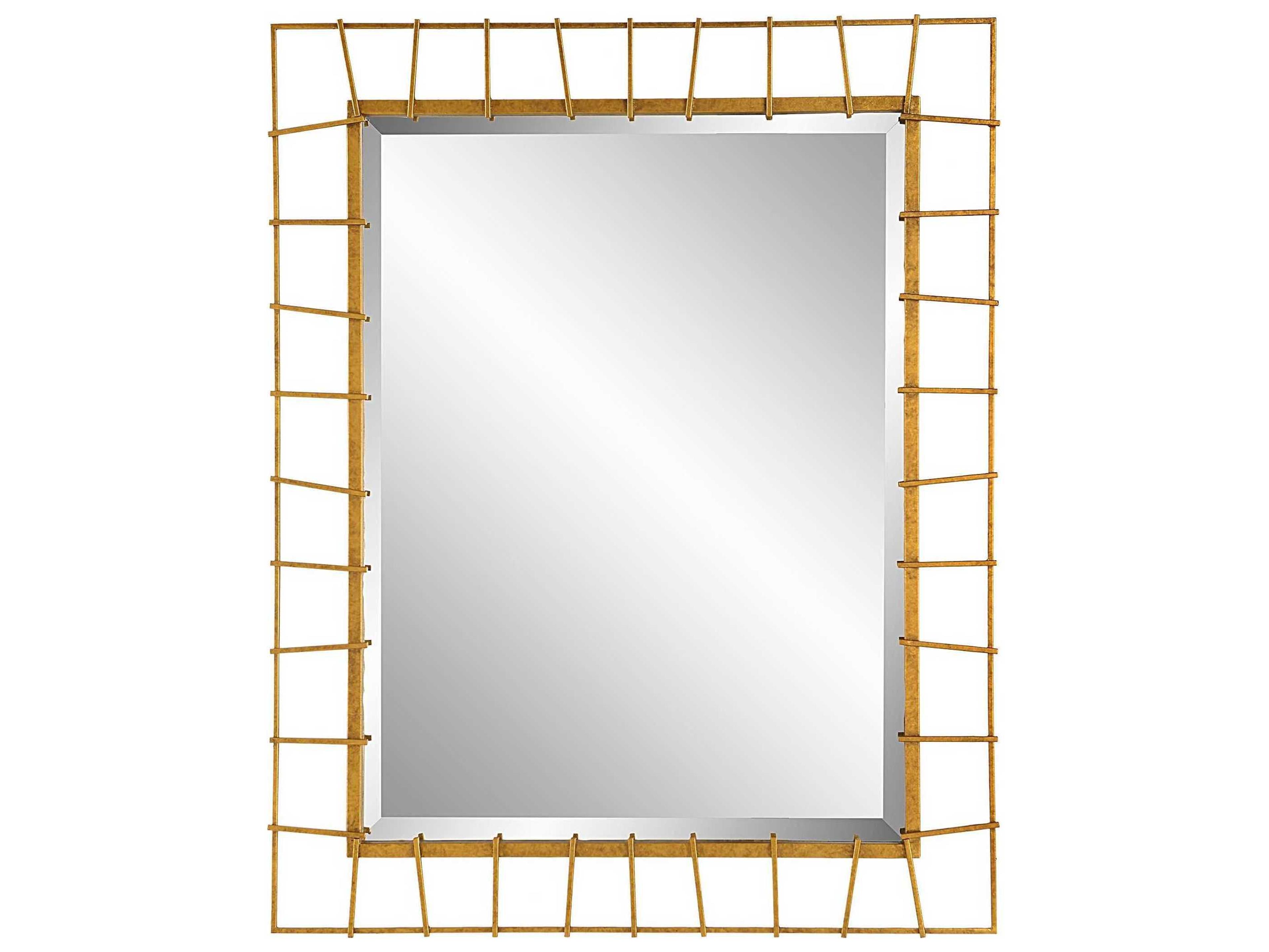 Uttermost Townsend Antique Gold Rectangular Wall Mirror