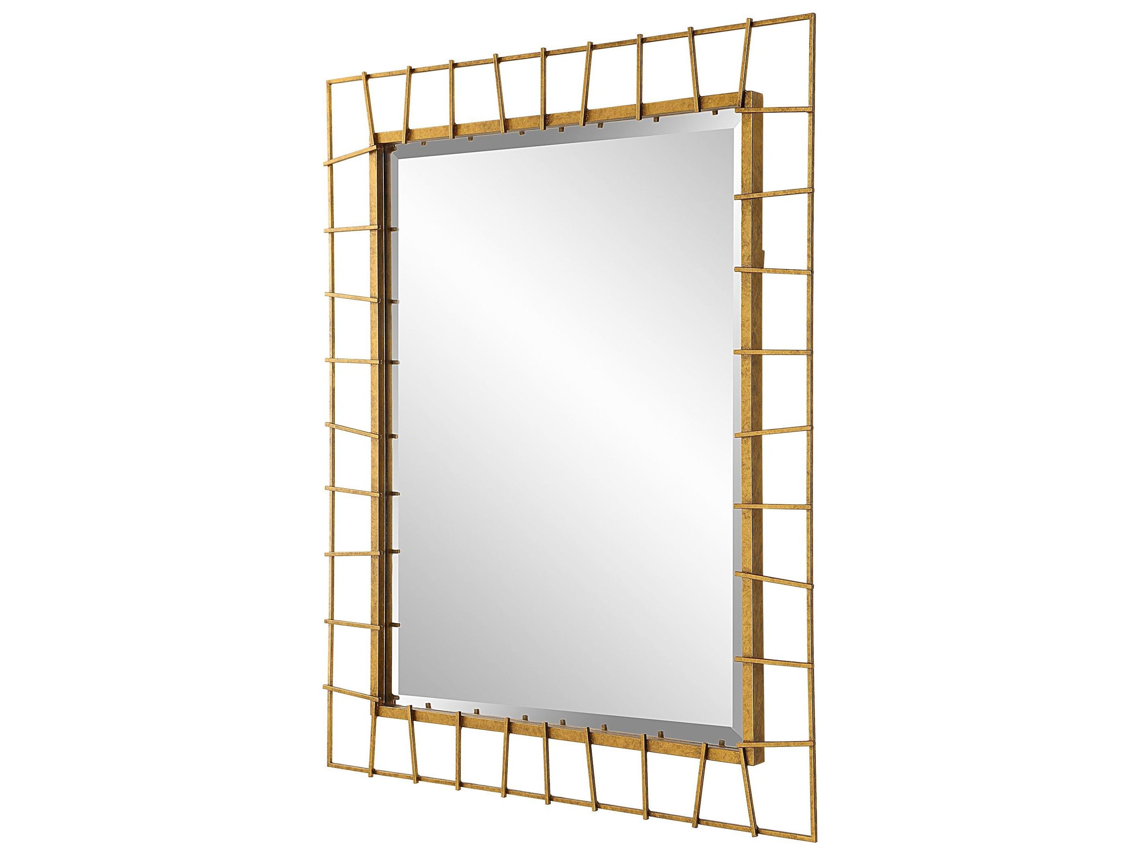 Uttermost Townsend Antique Gold Rectangular Wall Mirror