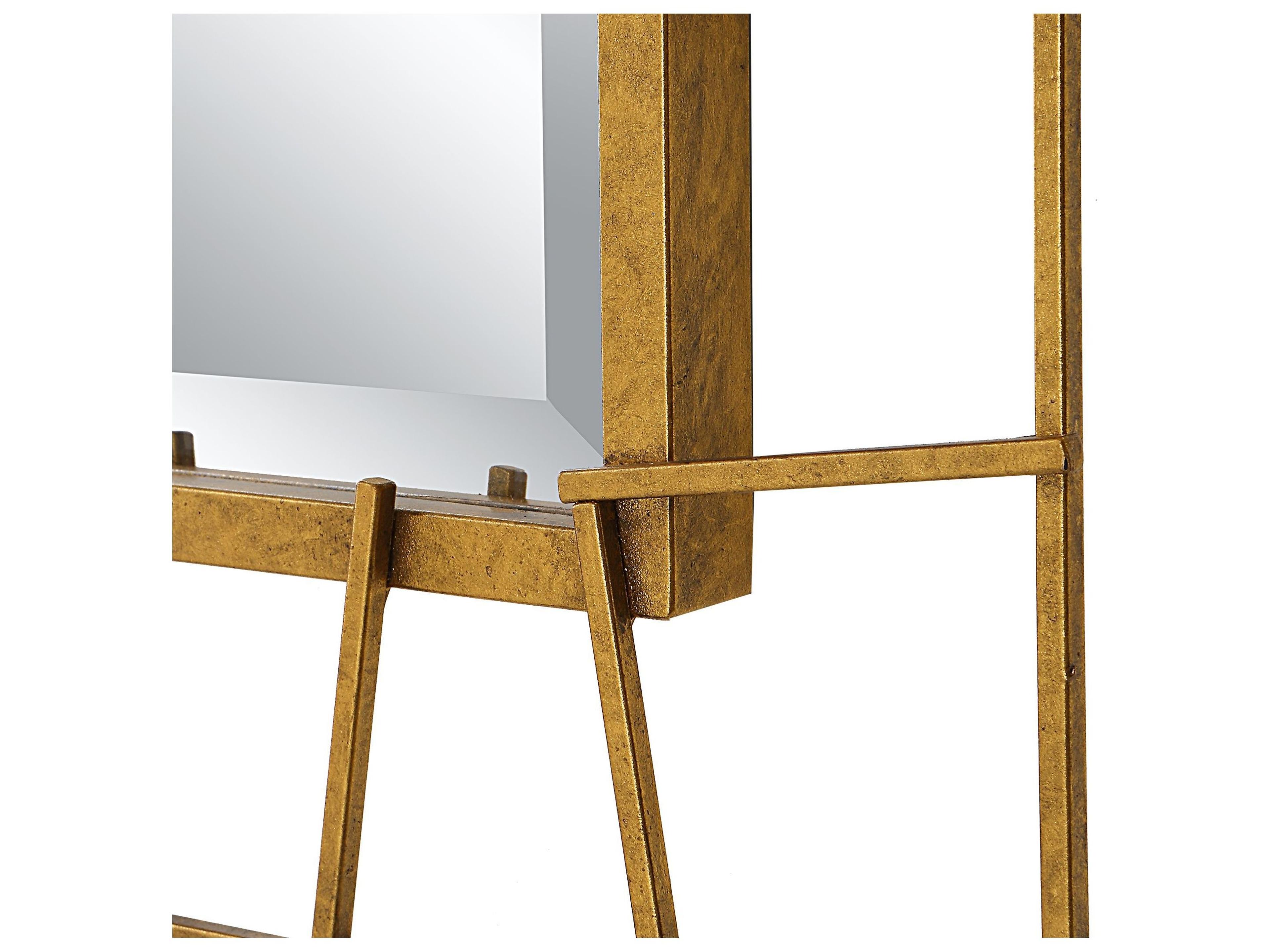 Uttermost Townsend Antique Gold Rectangular Wall Mirror