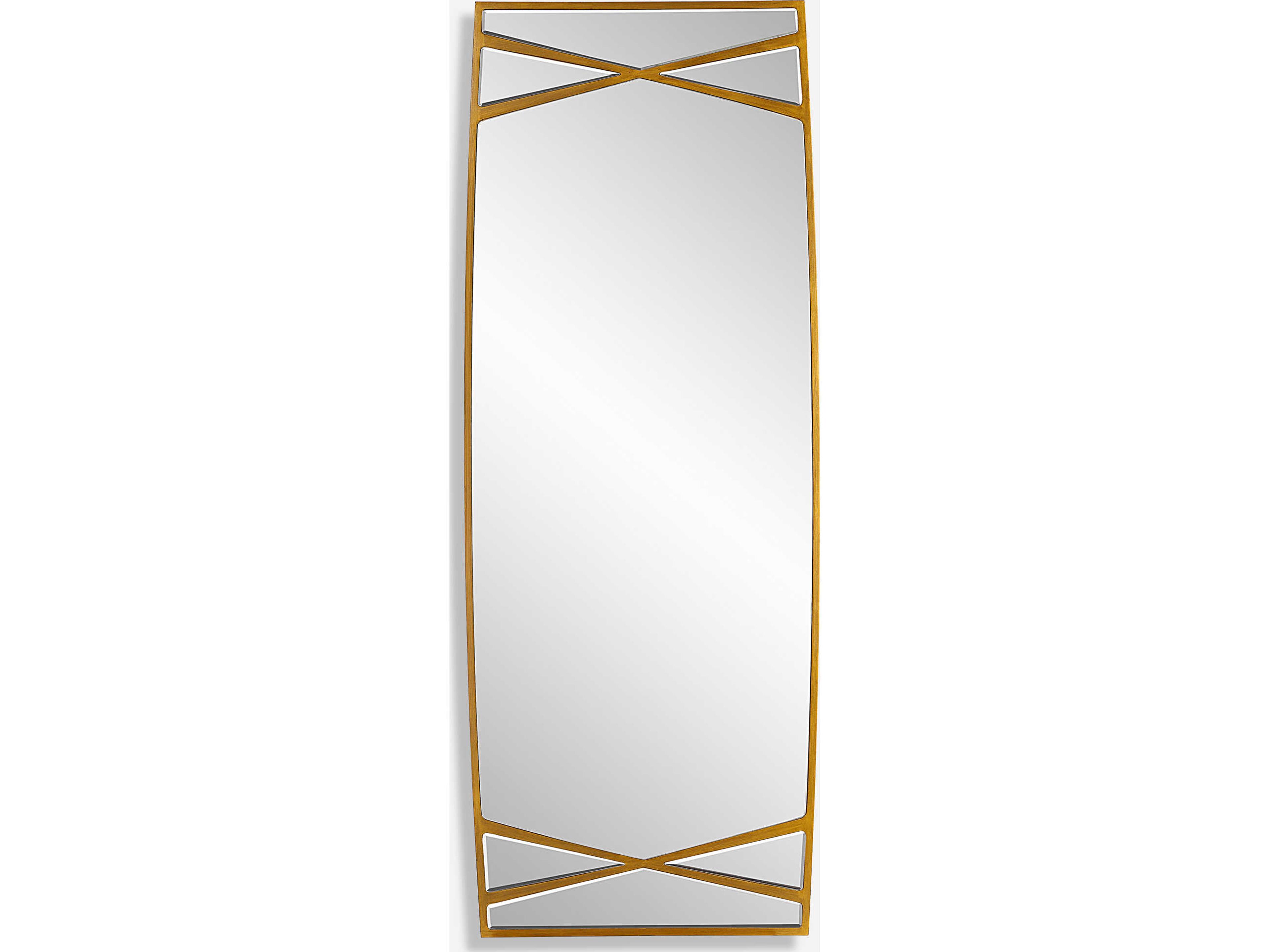 Uttermost Gentry Antique Gold Rectangular Wall Mirror