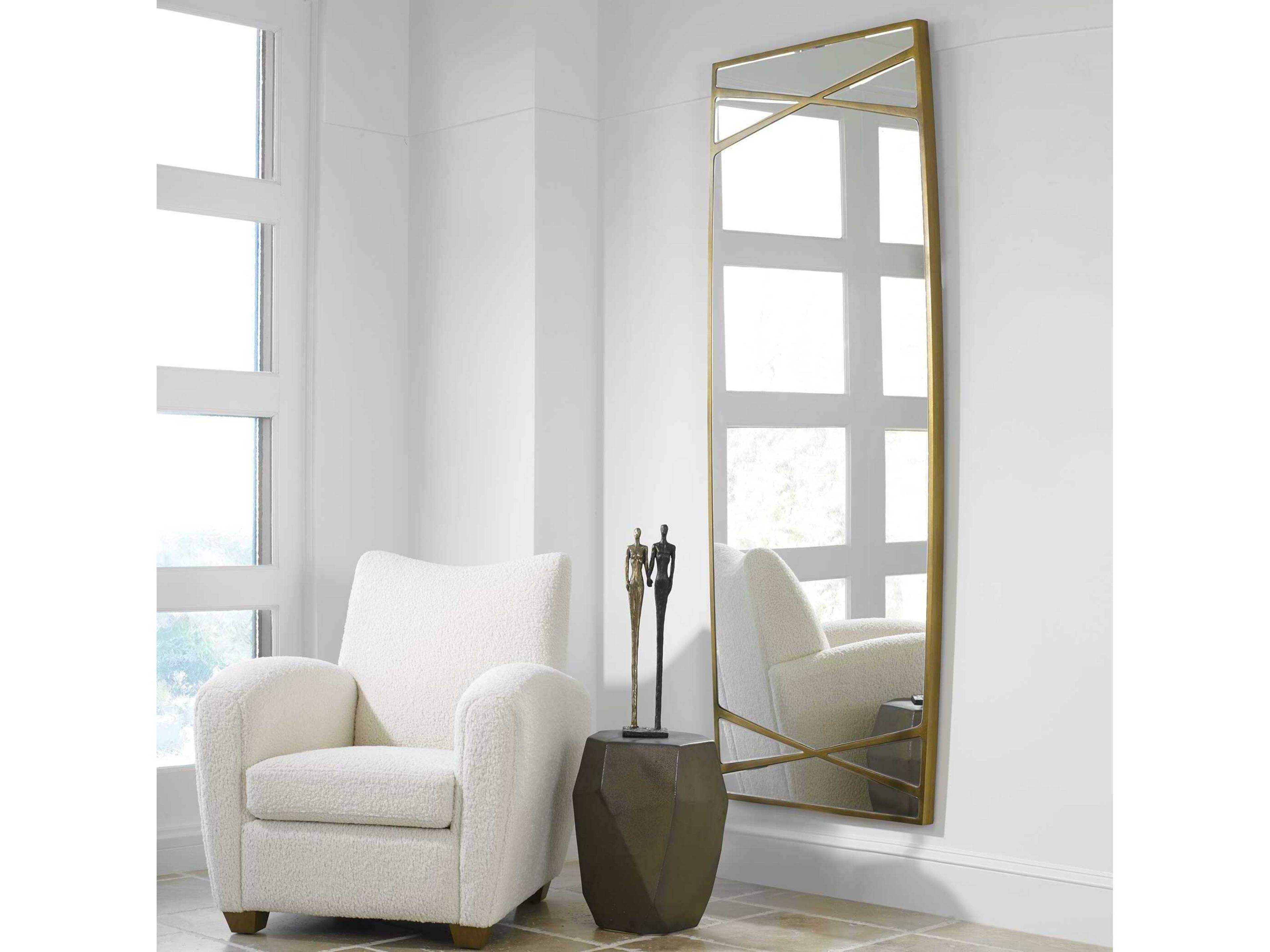 Uttermost Gentry Antique Gold Rectangular Wall Mirror