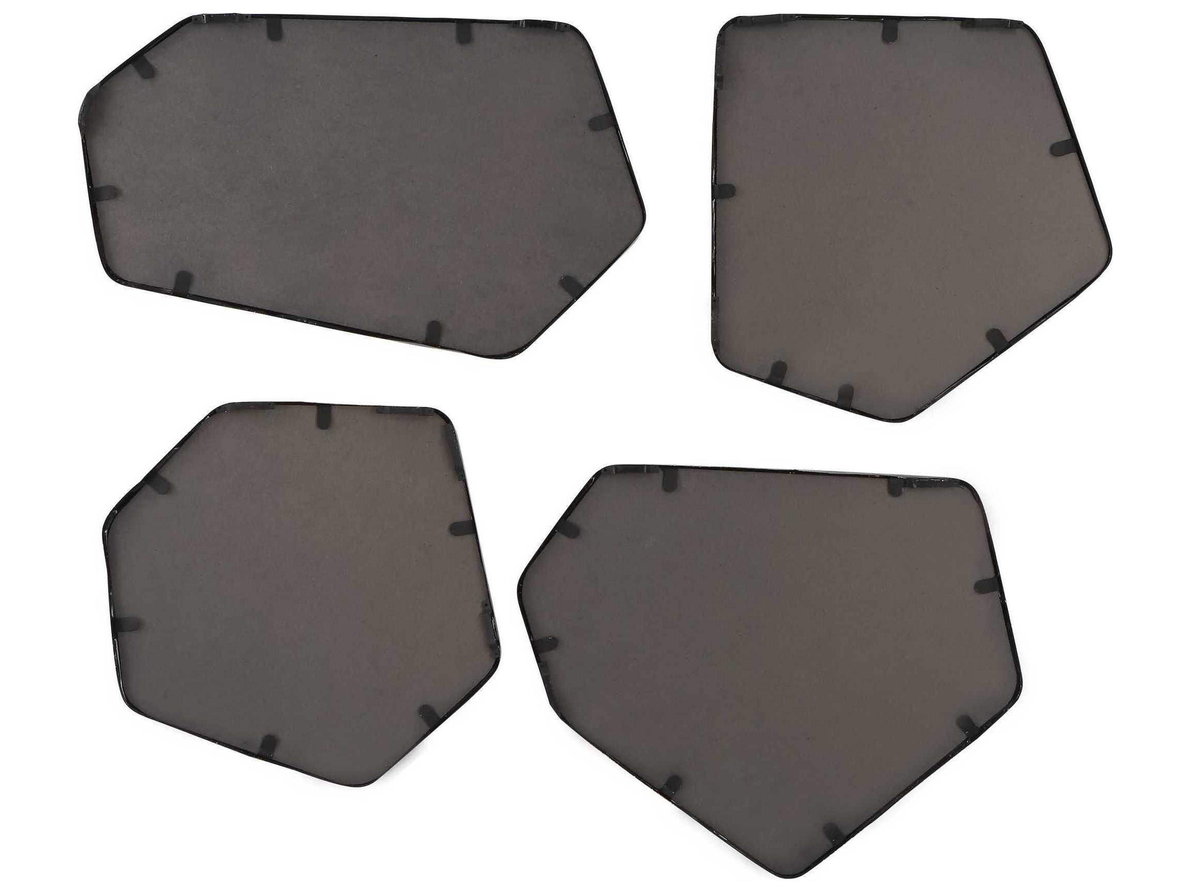 Uttermost Linneah Satin Black Wall Mirror