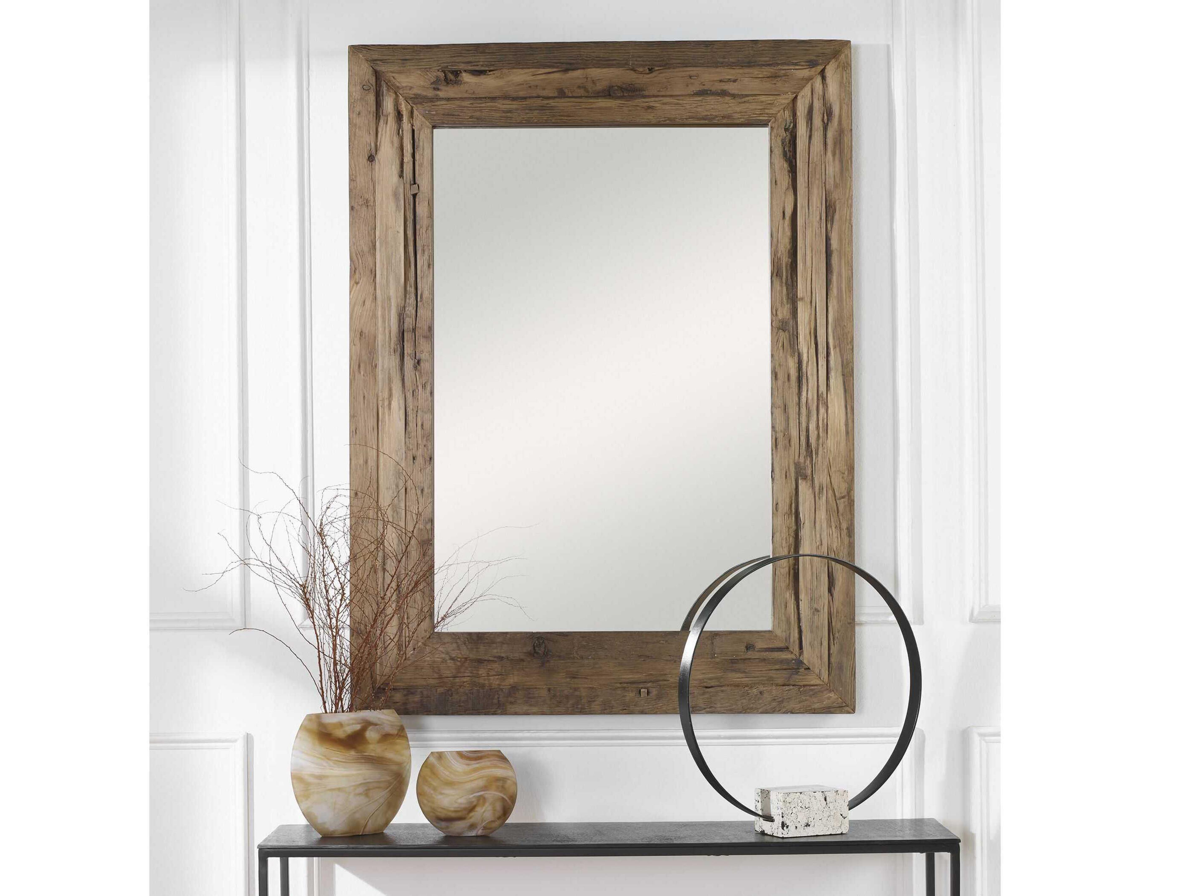 Uttermost Rennick Rustic Rectangular Wall Mirror