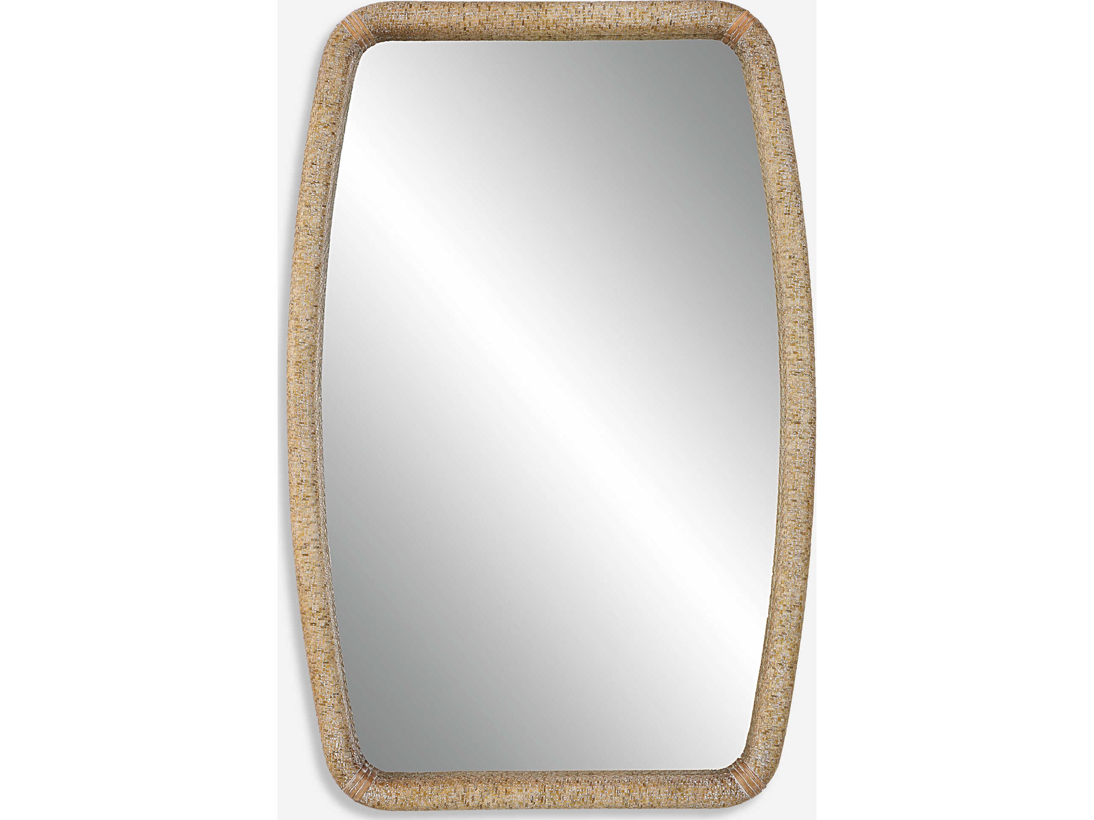 Uttermost Tiki Natural Rectangular Wall Mirror