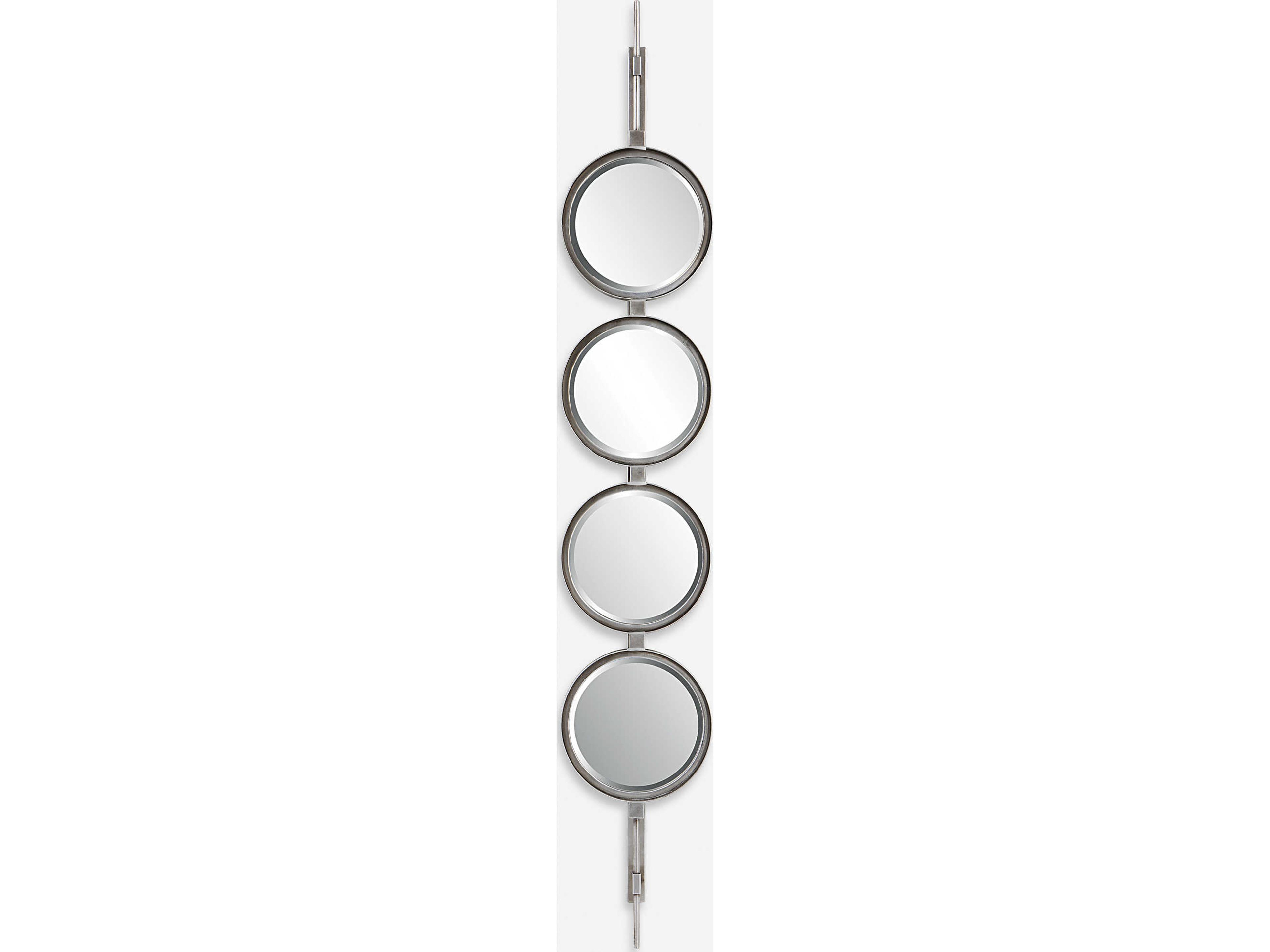Uttermost Button Silver Wall Mirror