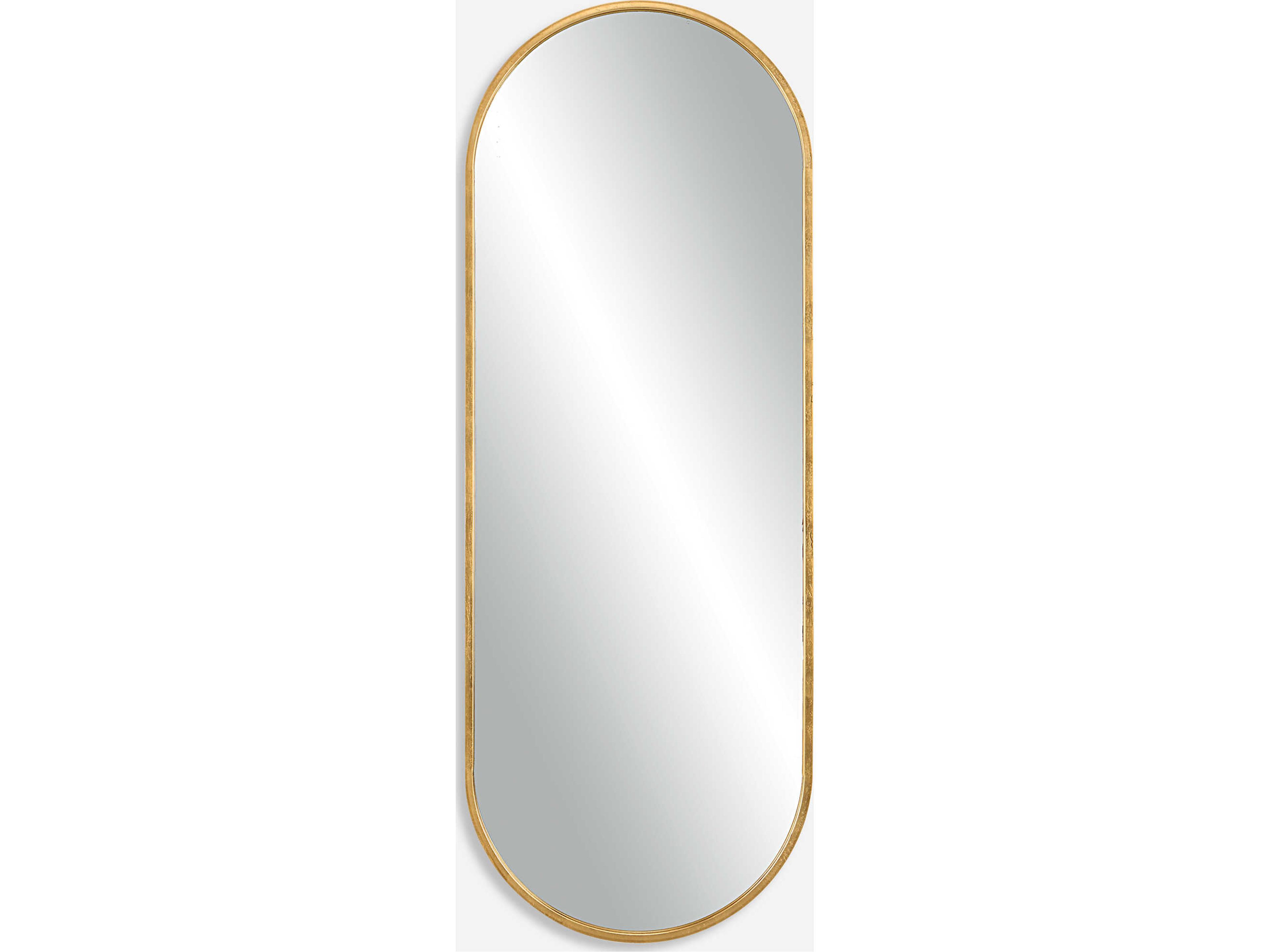 Varina Gold Oval Wall Mirror