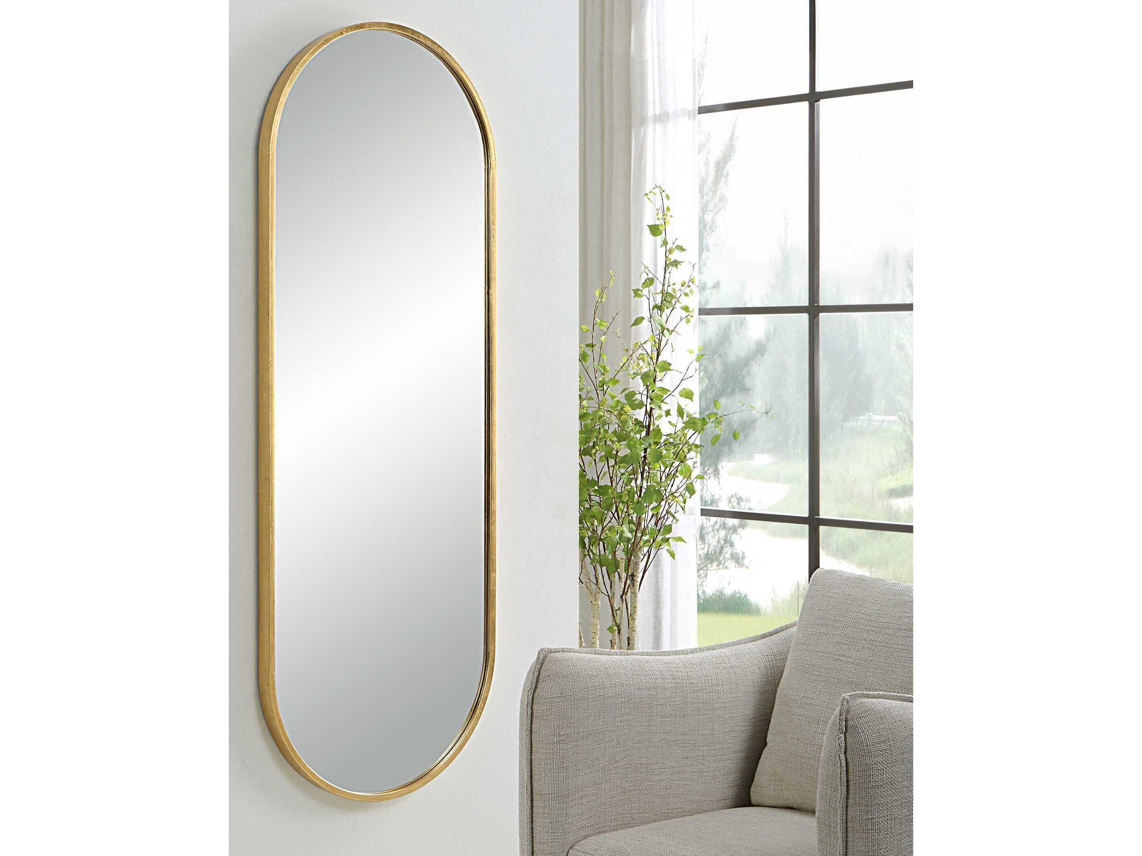 Uttermost Varina Gold Oval Wall Mirror