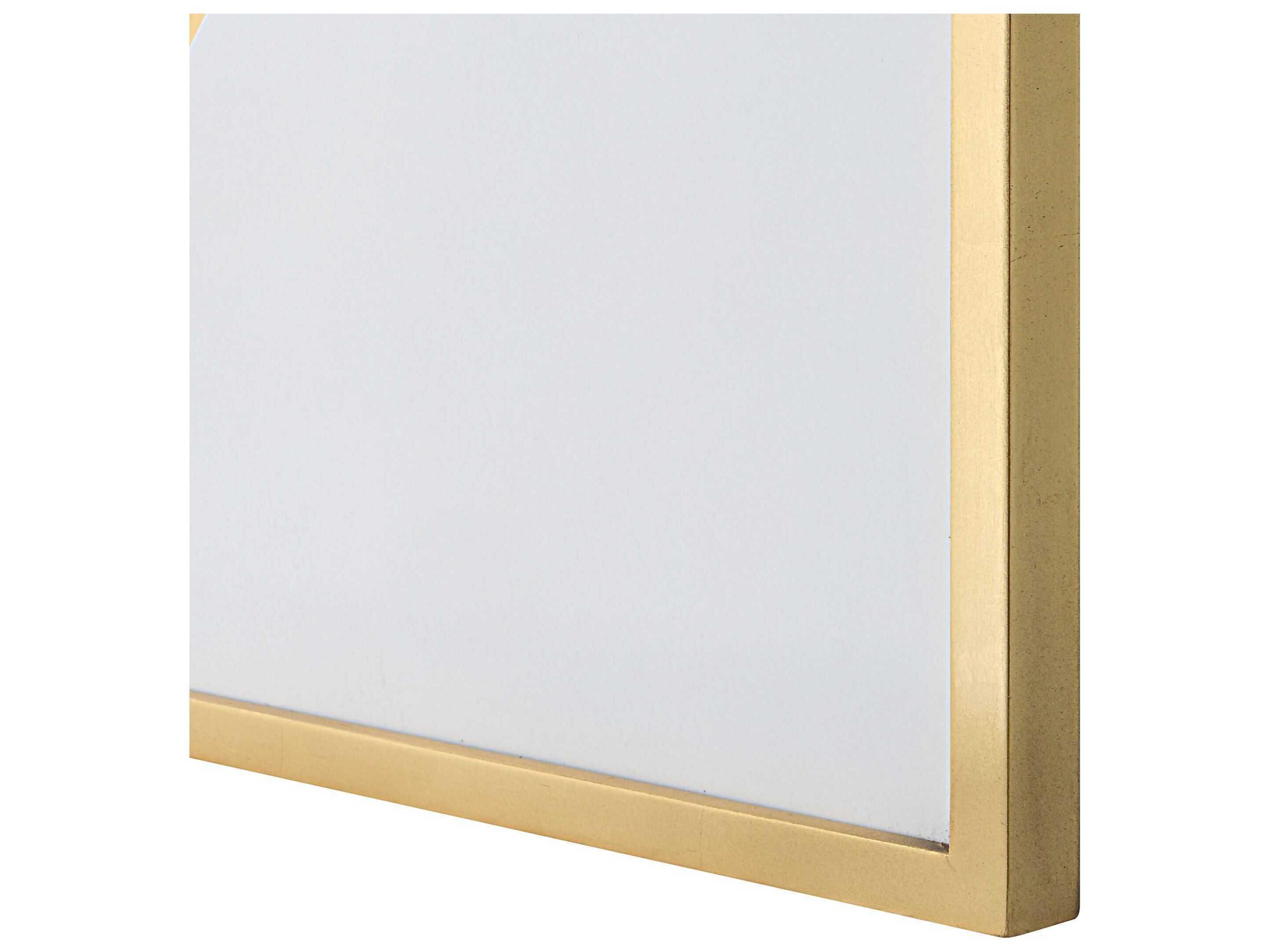 Uttermost Danbury White Rectangular Wall Mirror