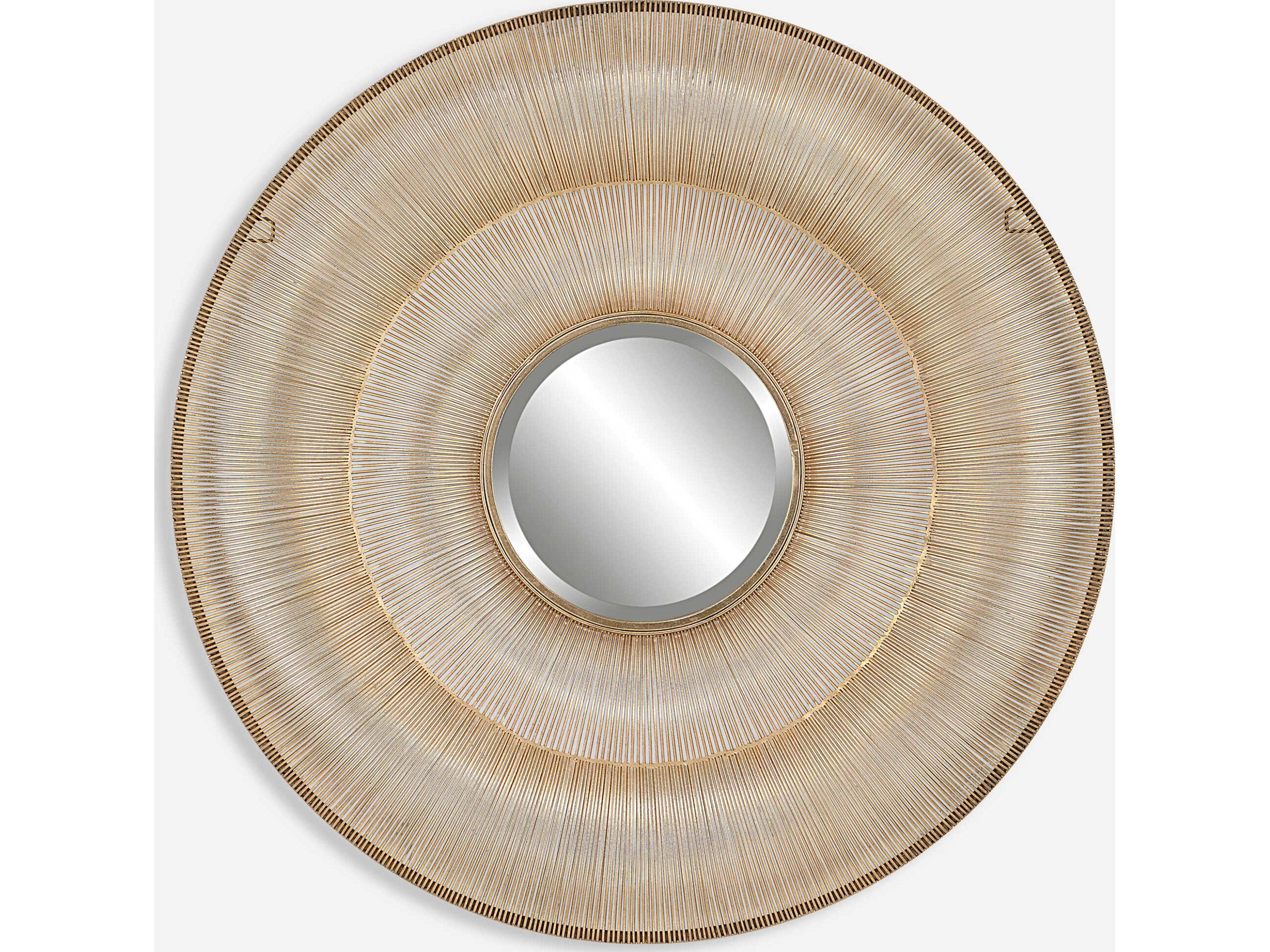 Uttermost Bauble Gold Round Wall Mirror