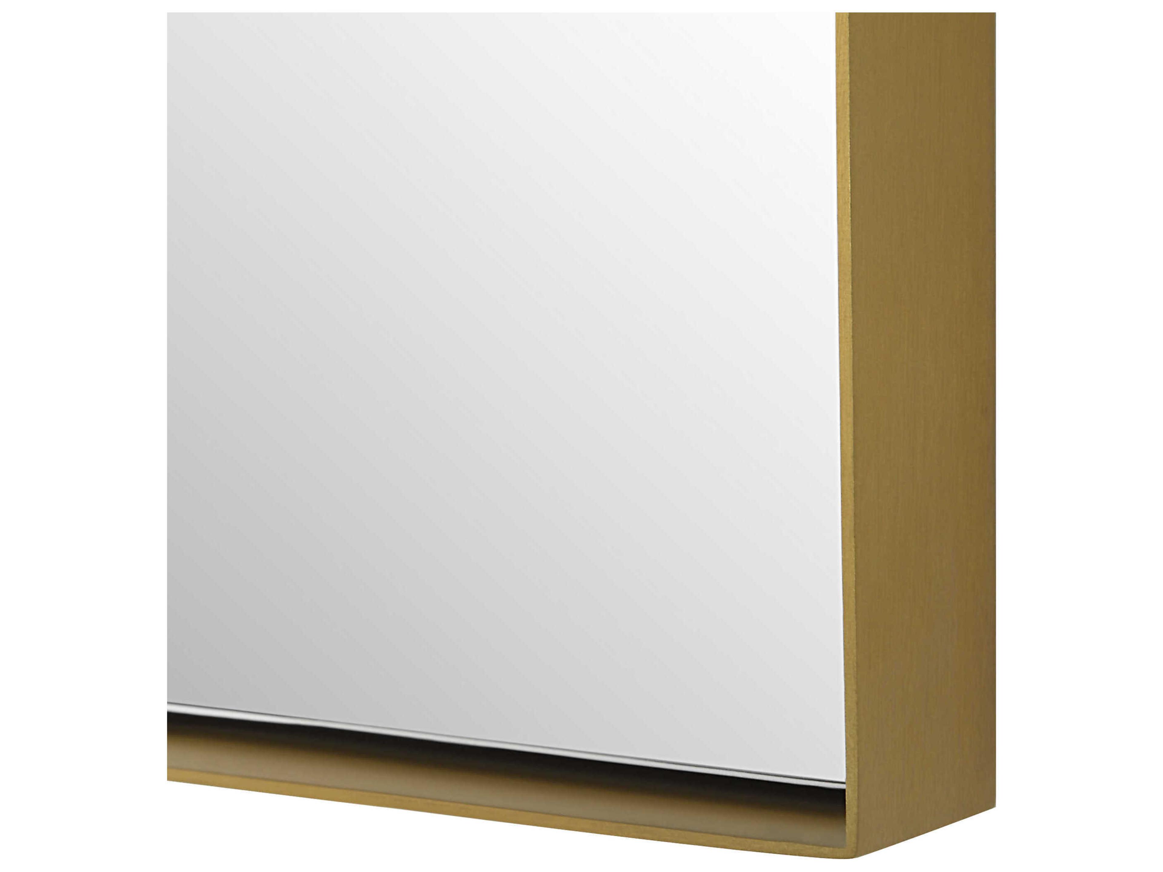 Uttermost Sidney Brushed Brass Wall Mirror