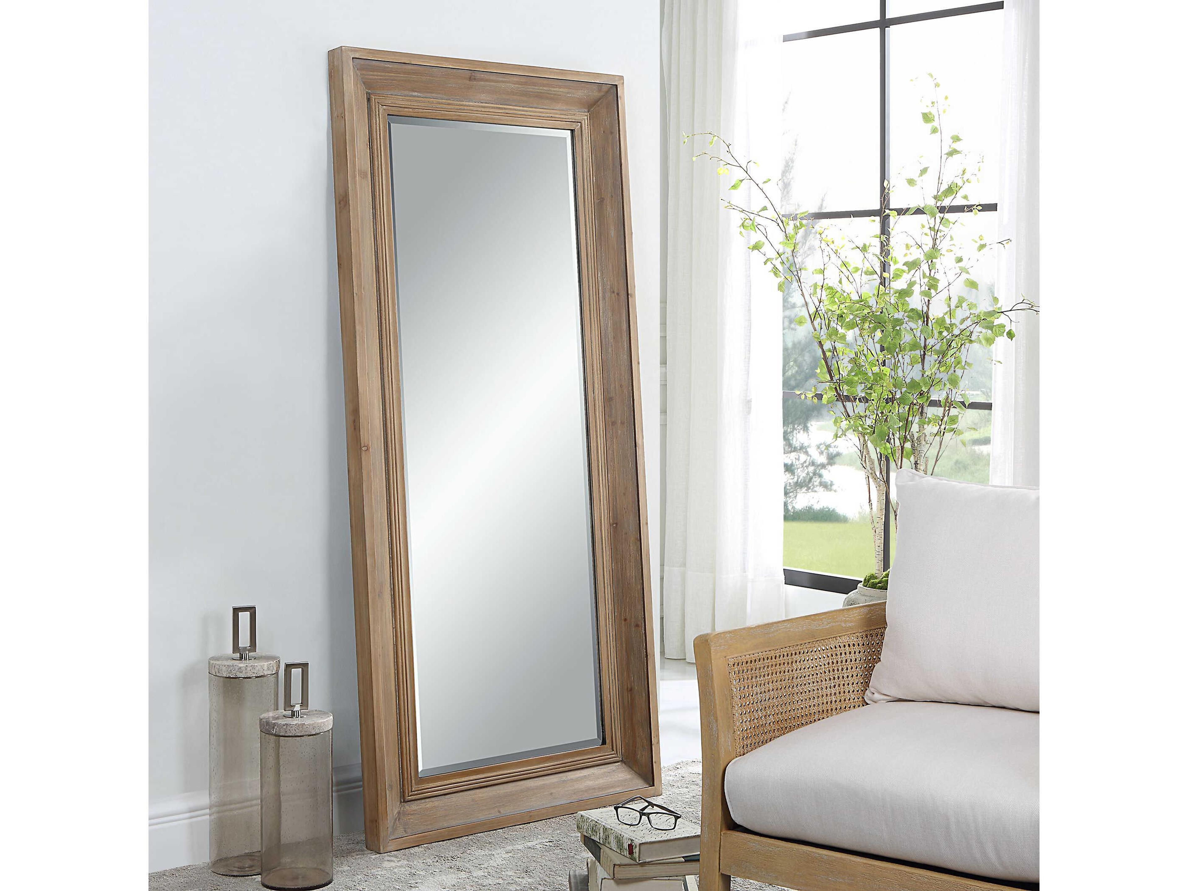 Uttermost Missoula Natural Rectangular Floor Mirror