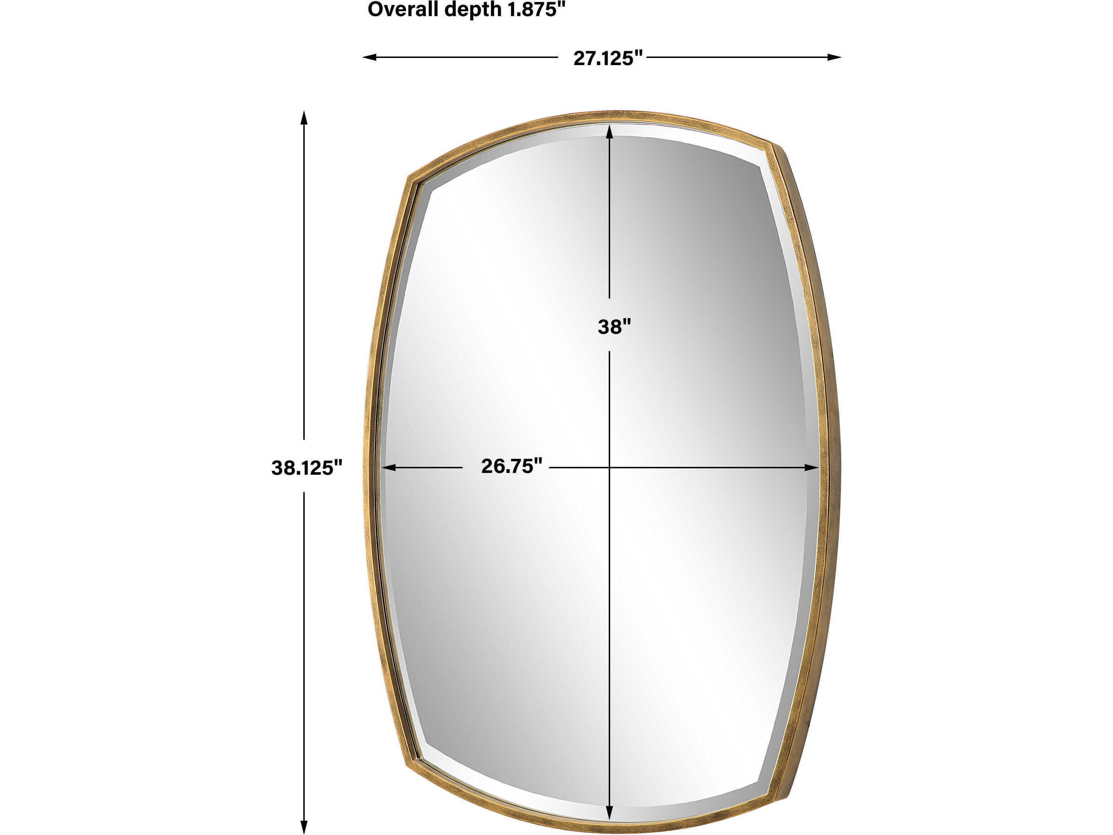 Uttermost Varenna Rectangular Wall Mirror