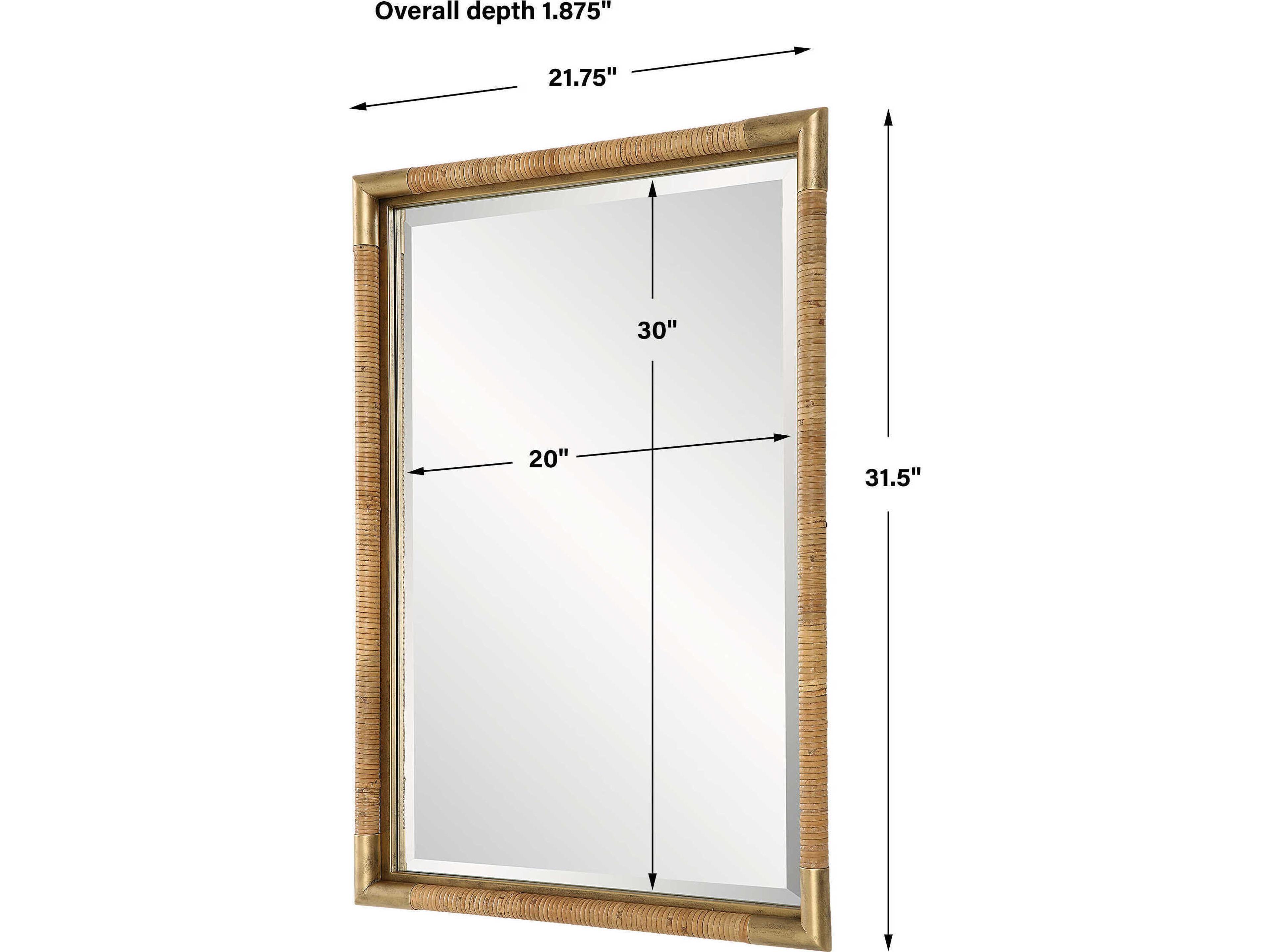 Uttermost Kampar Rectangular Wall Mirror