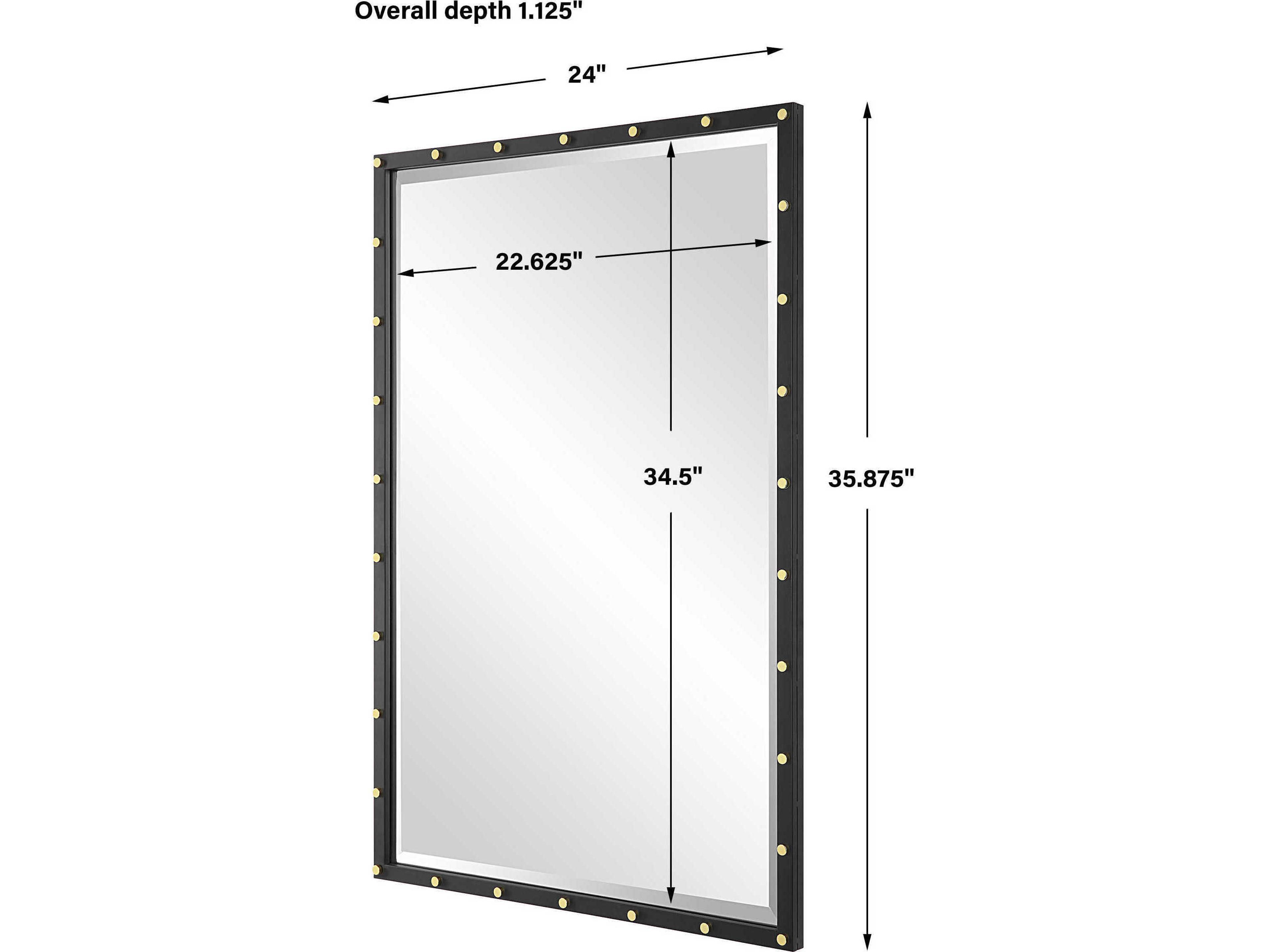 Uttermost Benedo Rectangular Wall Mirror