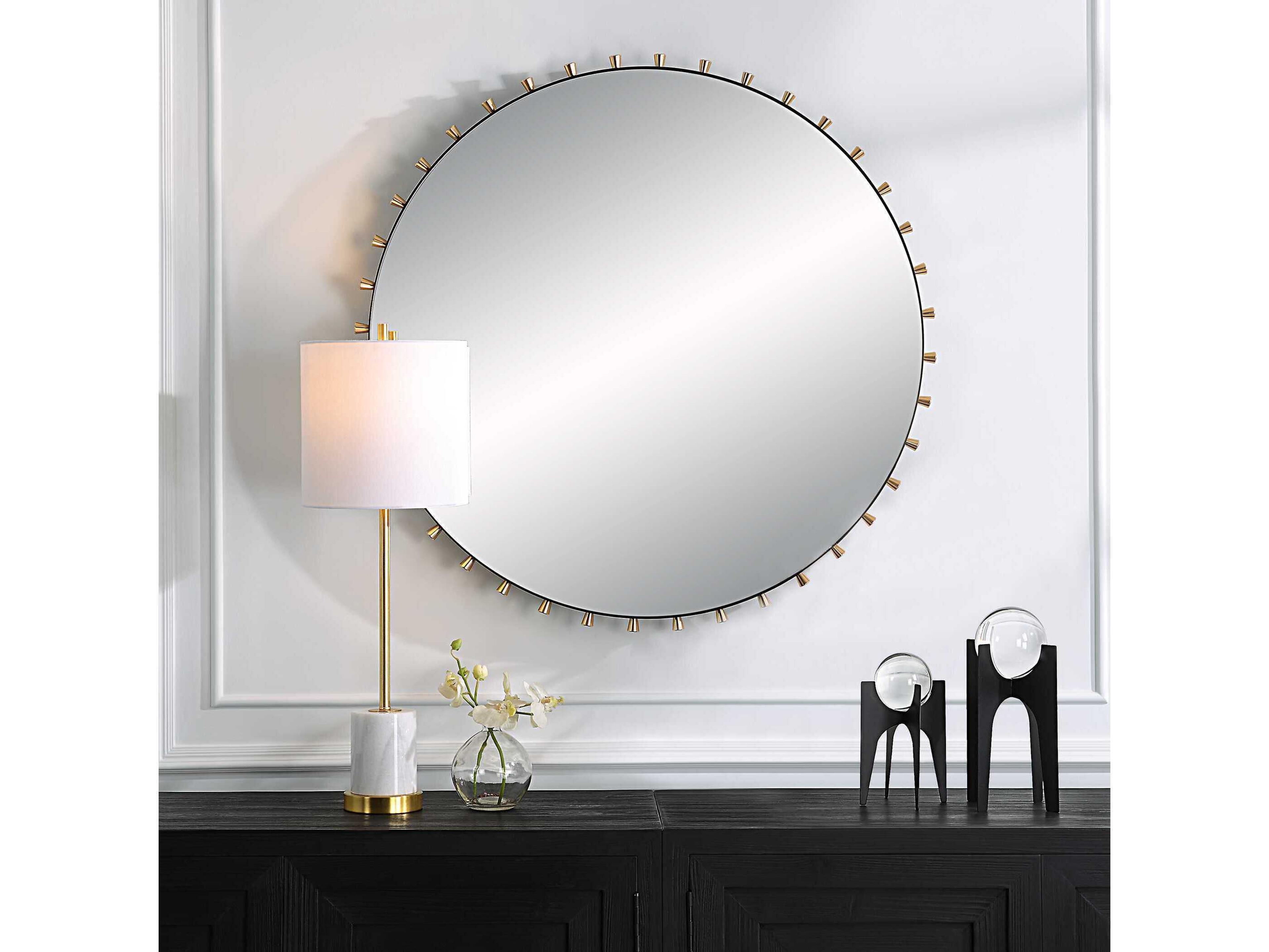 Uttermost Cosmopolitan Round Wall Mirror