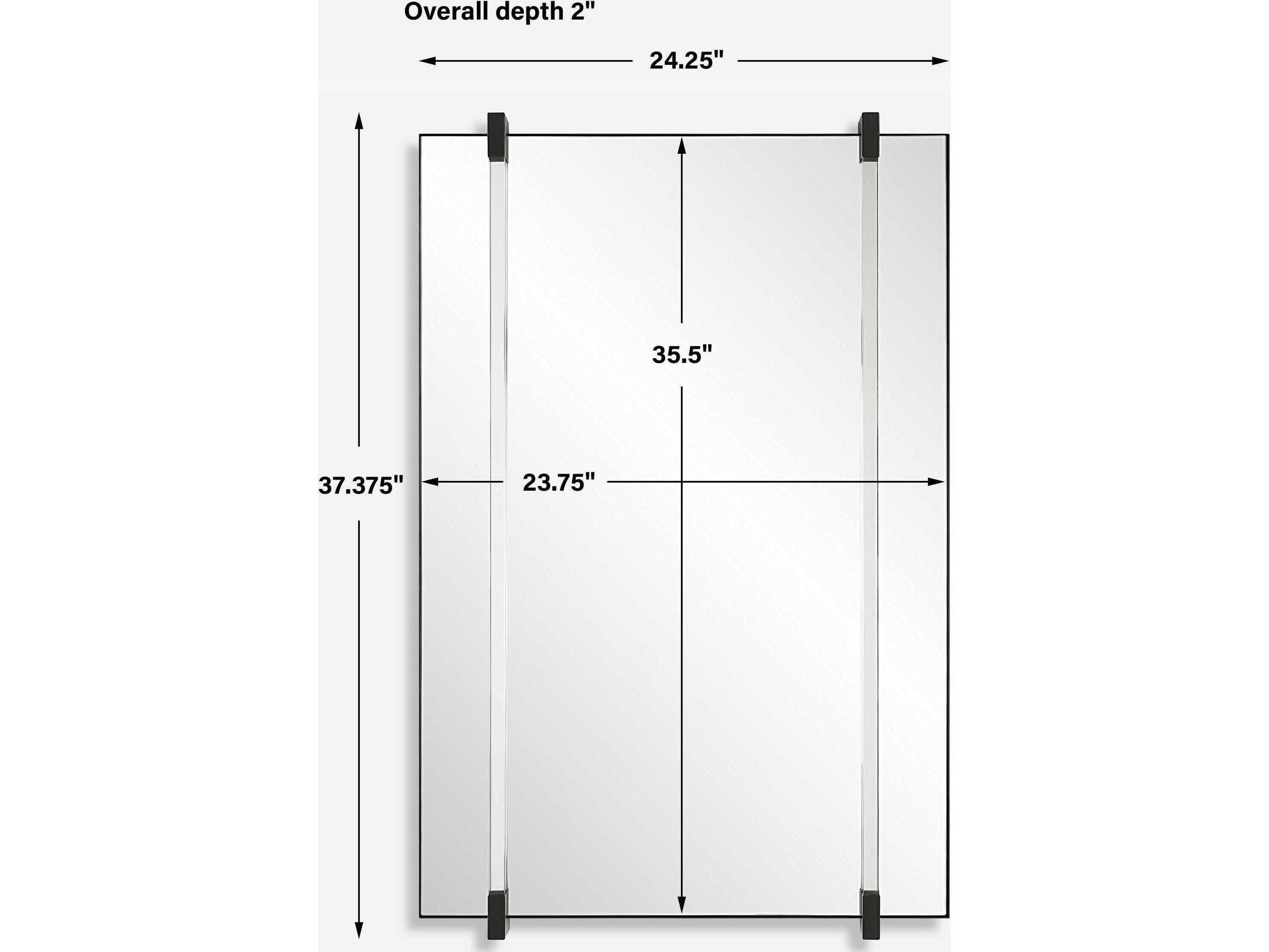 Uttermost Ladonna Rectangular Wall Mirror
