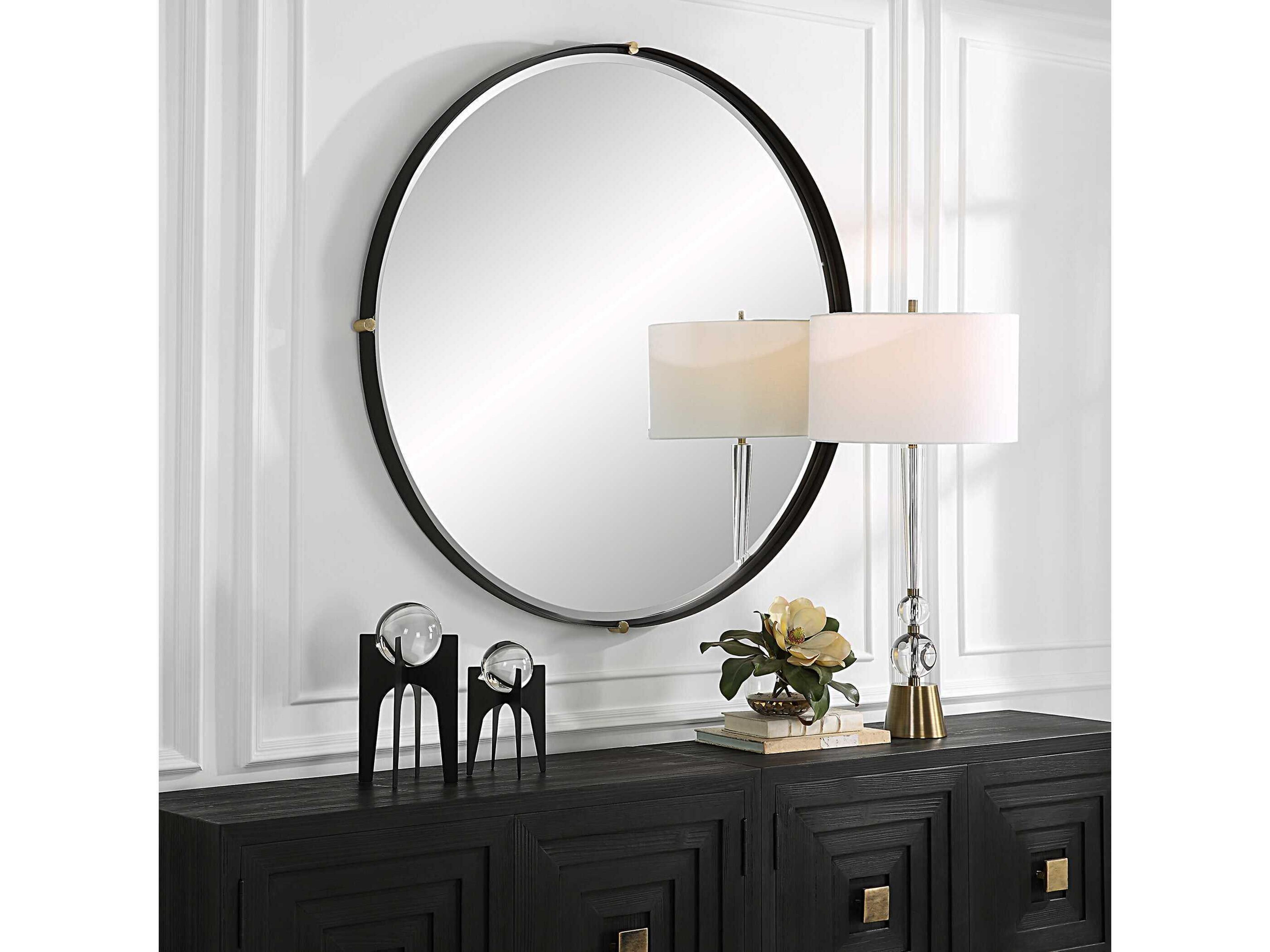 Uttermost Bonded Round Wall Mirror