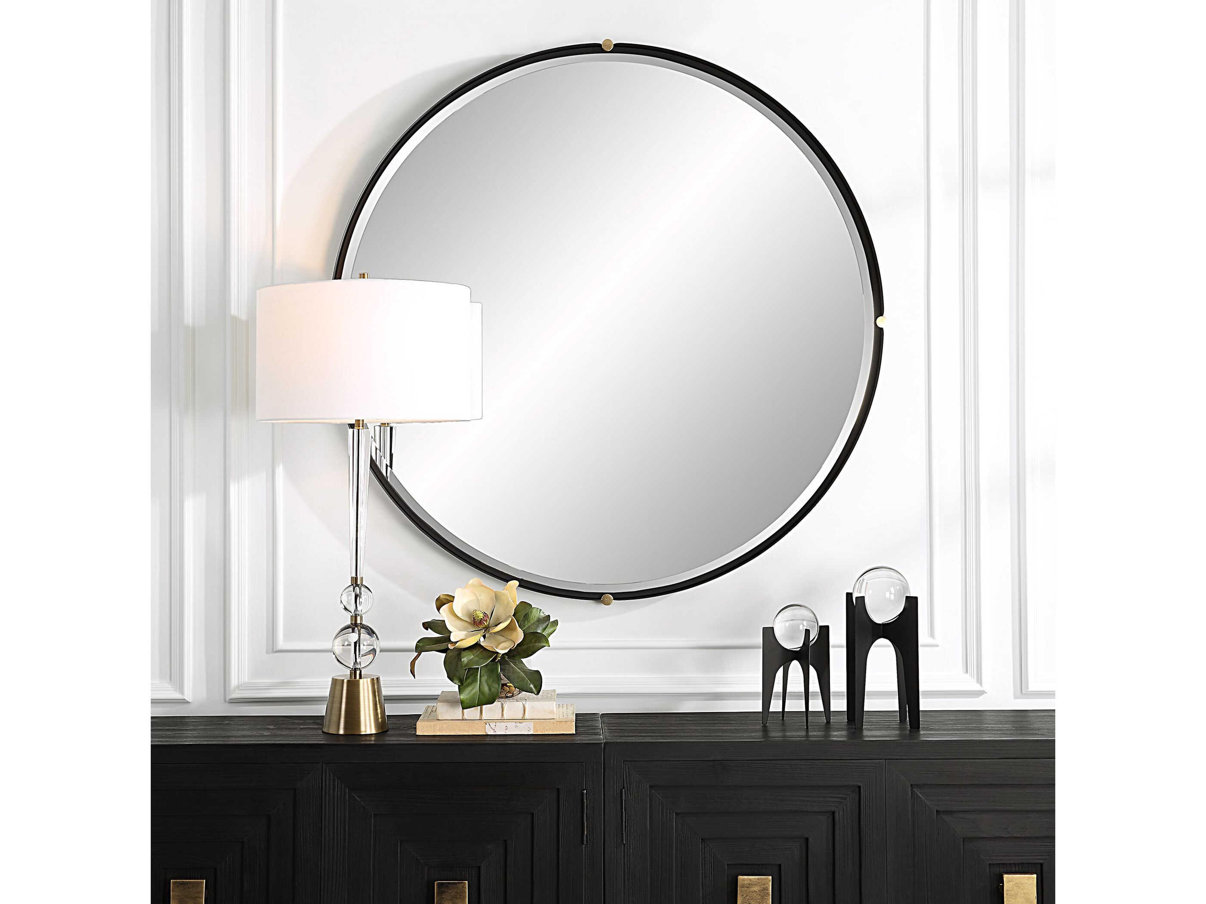 Uttermost Bonded Round Wall Mirror
