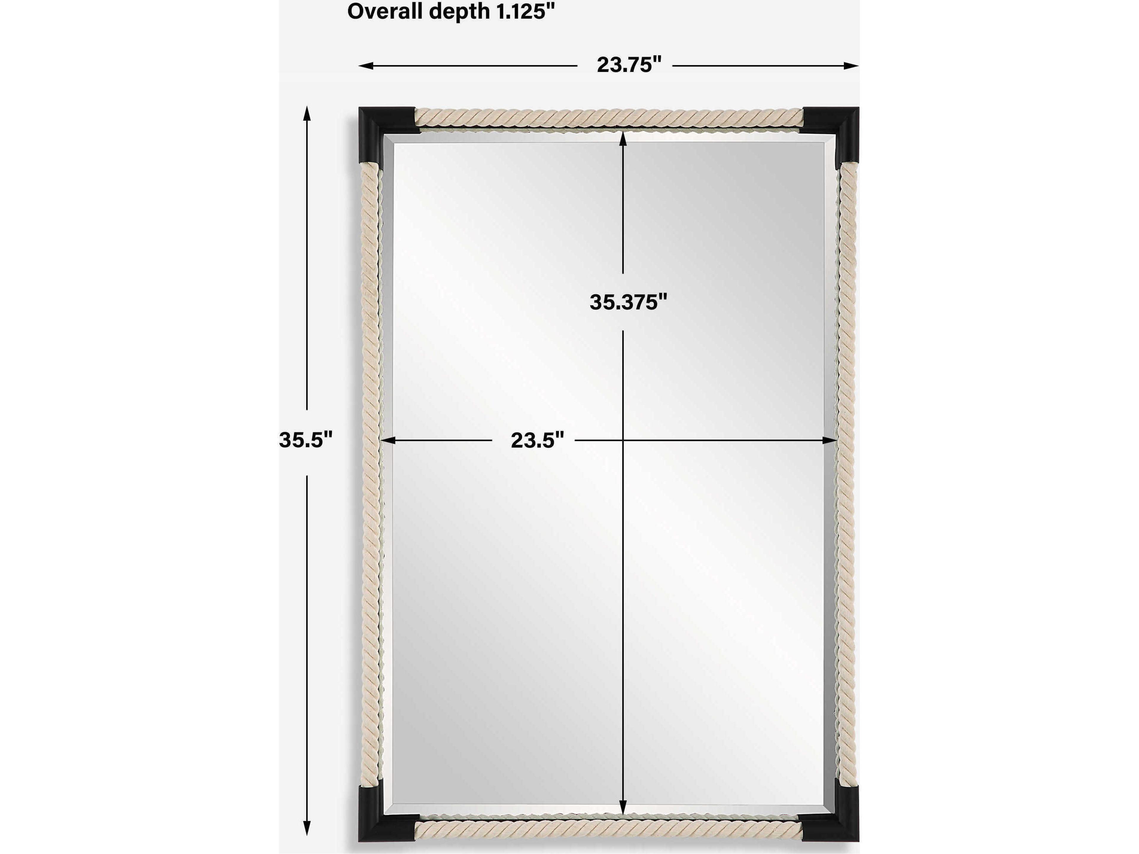 Uttermost Marina Rectangular Wall Mirror