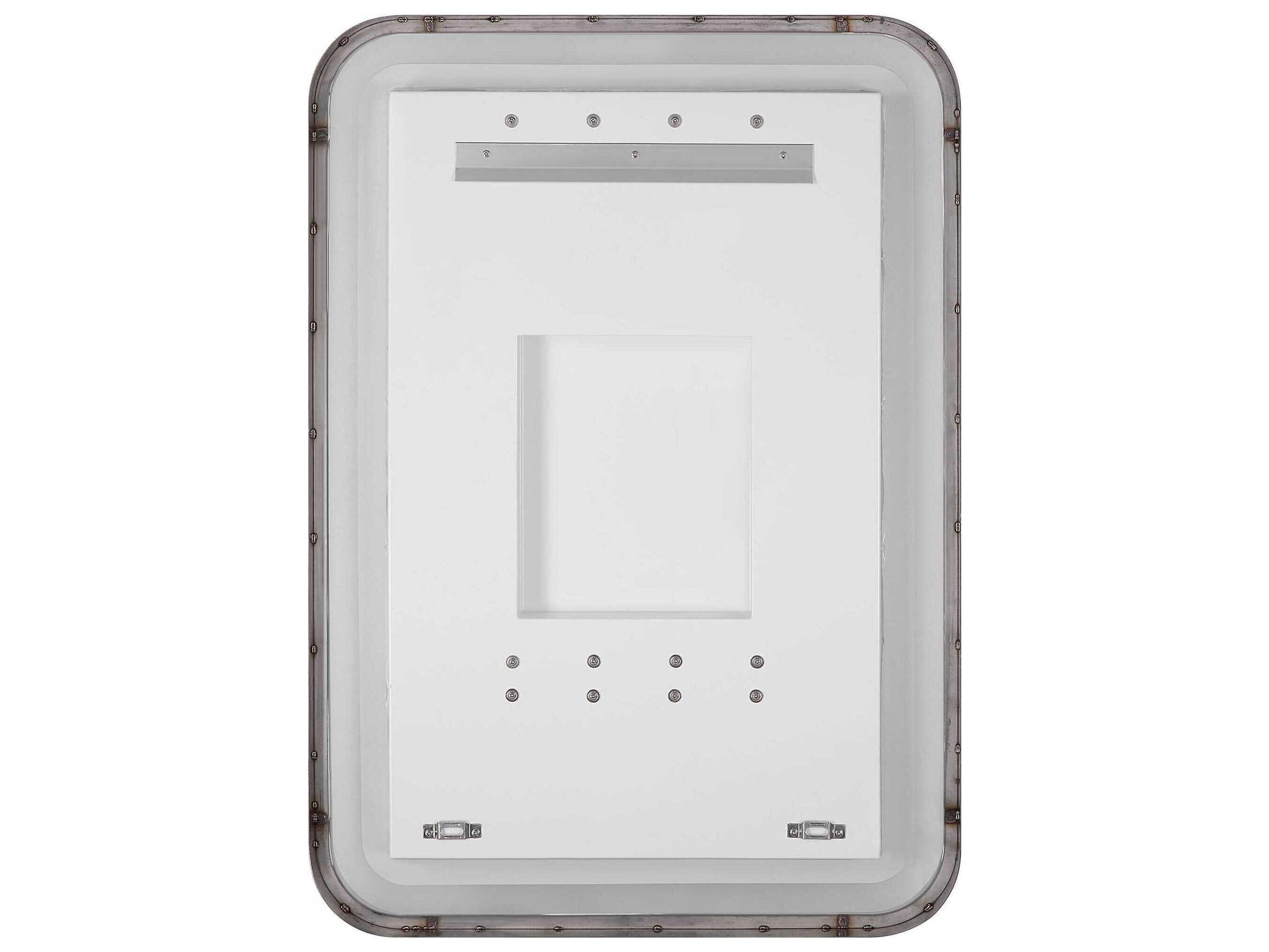 Uttermost Crofton Lighted Rectangular Vanity Mirror