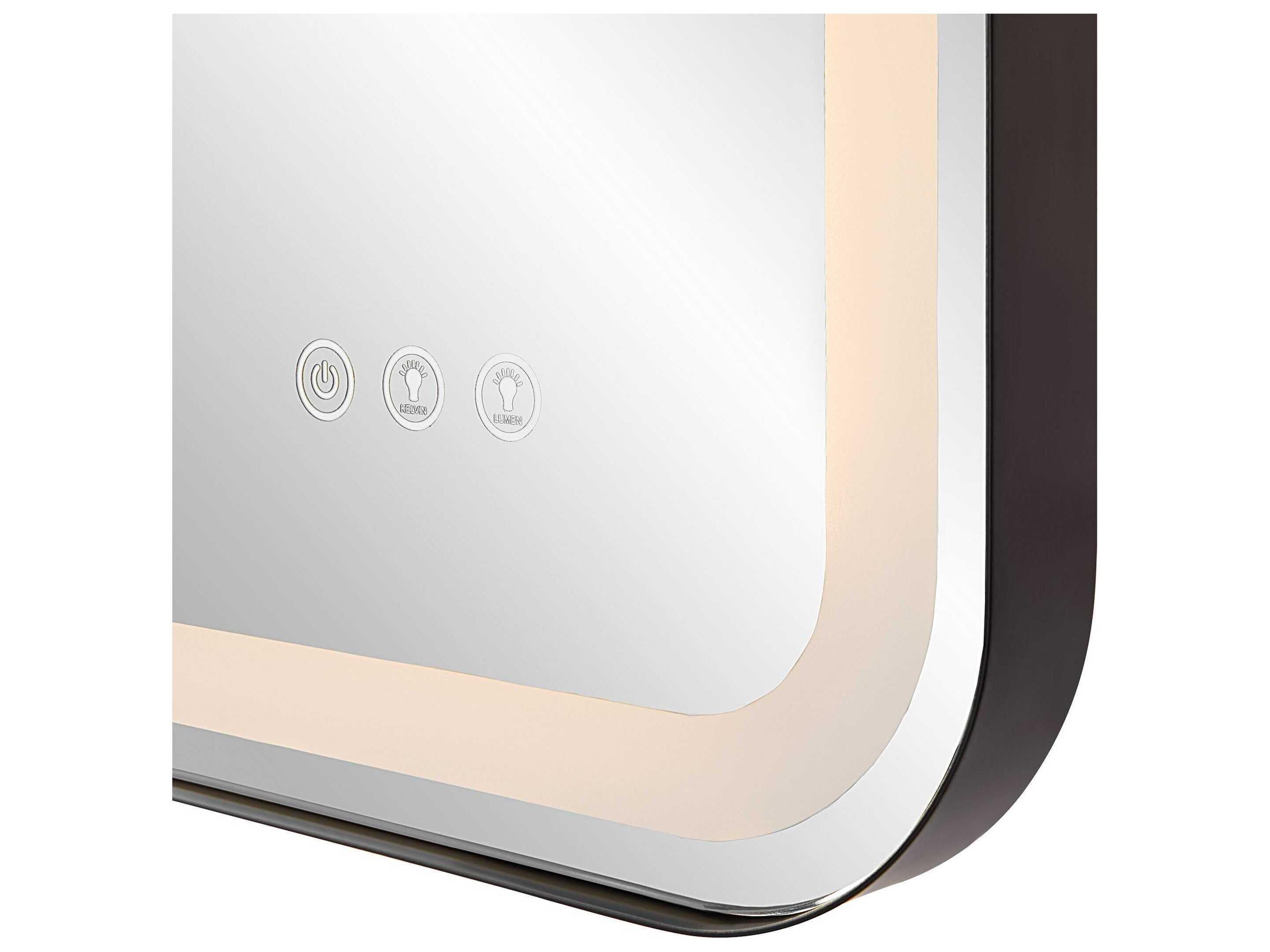 Uttermost Crofton Lighted Rectangular Wall Mirror